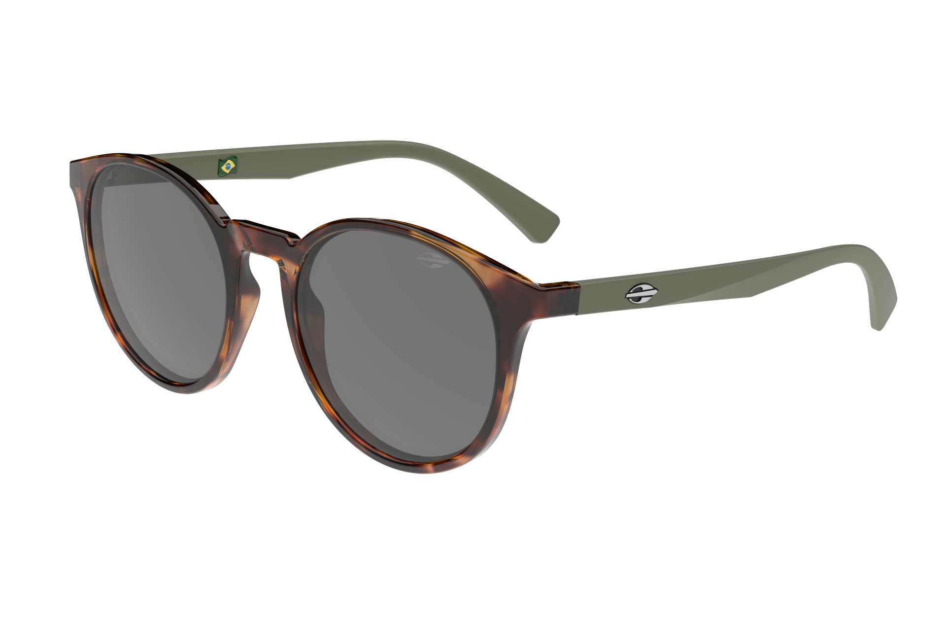 Oculos Solar Mormaii Agra Sun M0152fh901 Marrom Brilho Demi Lente Cinza Marrom 1