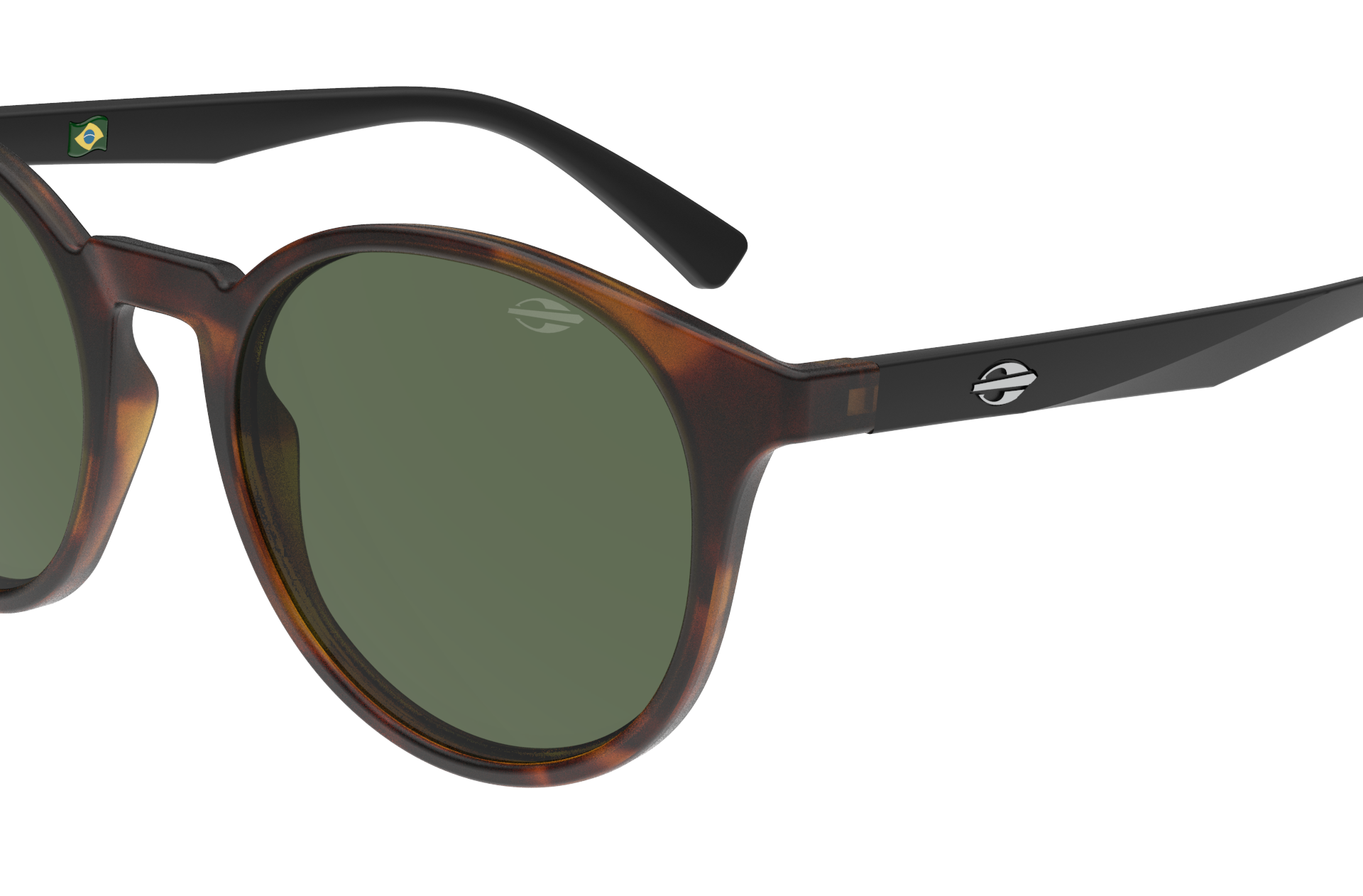 Oculos Solar Mormaii Agra Sun M0152f7771 Marrom Fosco Demi Lente Verde Marrom 3