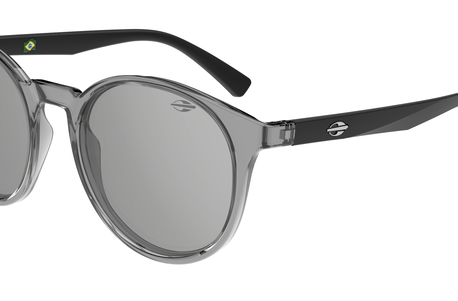 Oculos Solar Mormaii Agra Sun M0152dh409 Fume Translucido Lente Cinza Espelhada Cinza 3