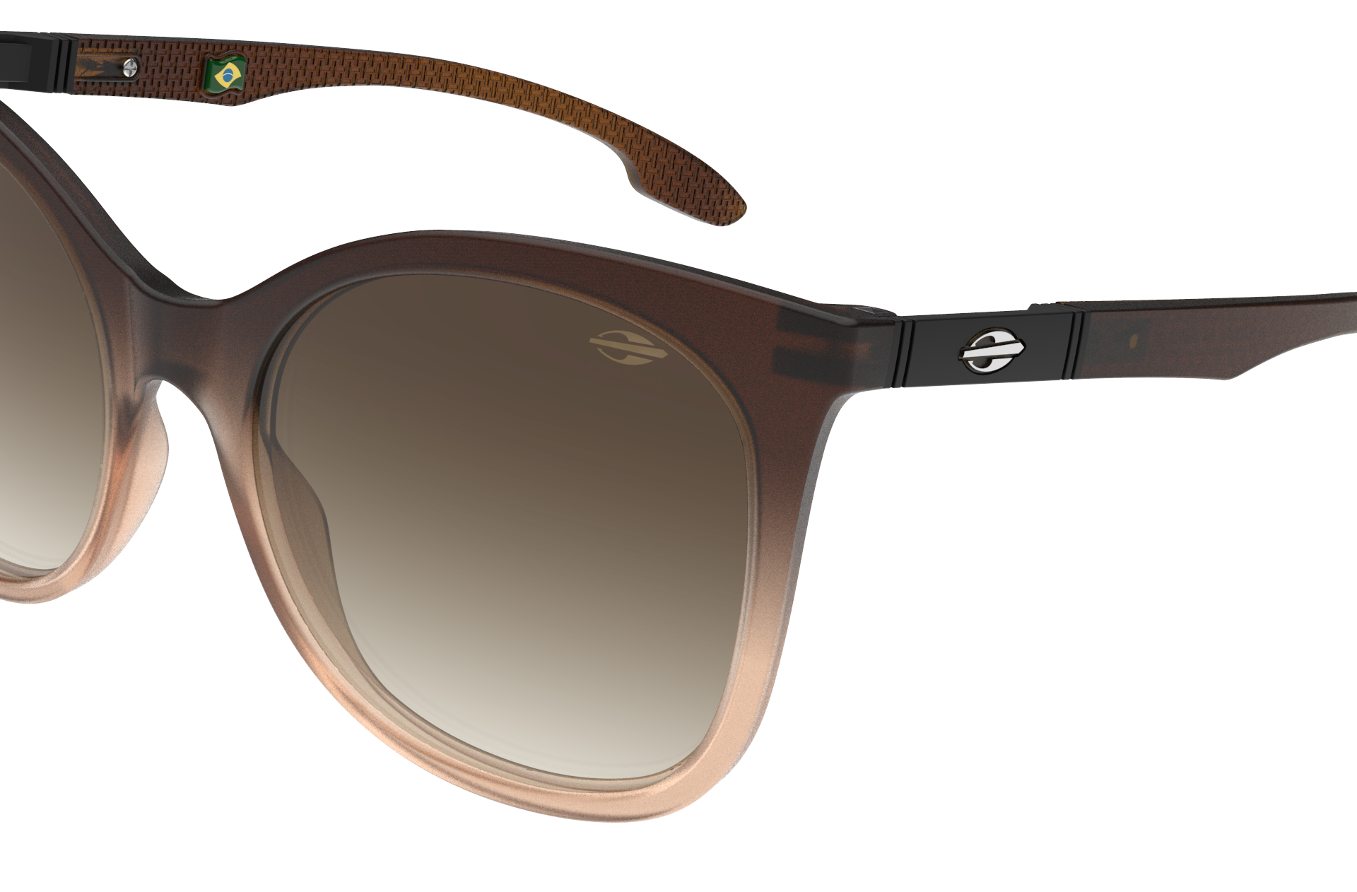 Oculos Solar Mormaii Antalia M0155f0834 Marrom Fosco Degrade Lente Marrom Degrade Marrom 3