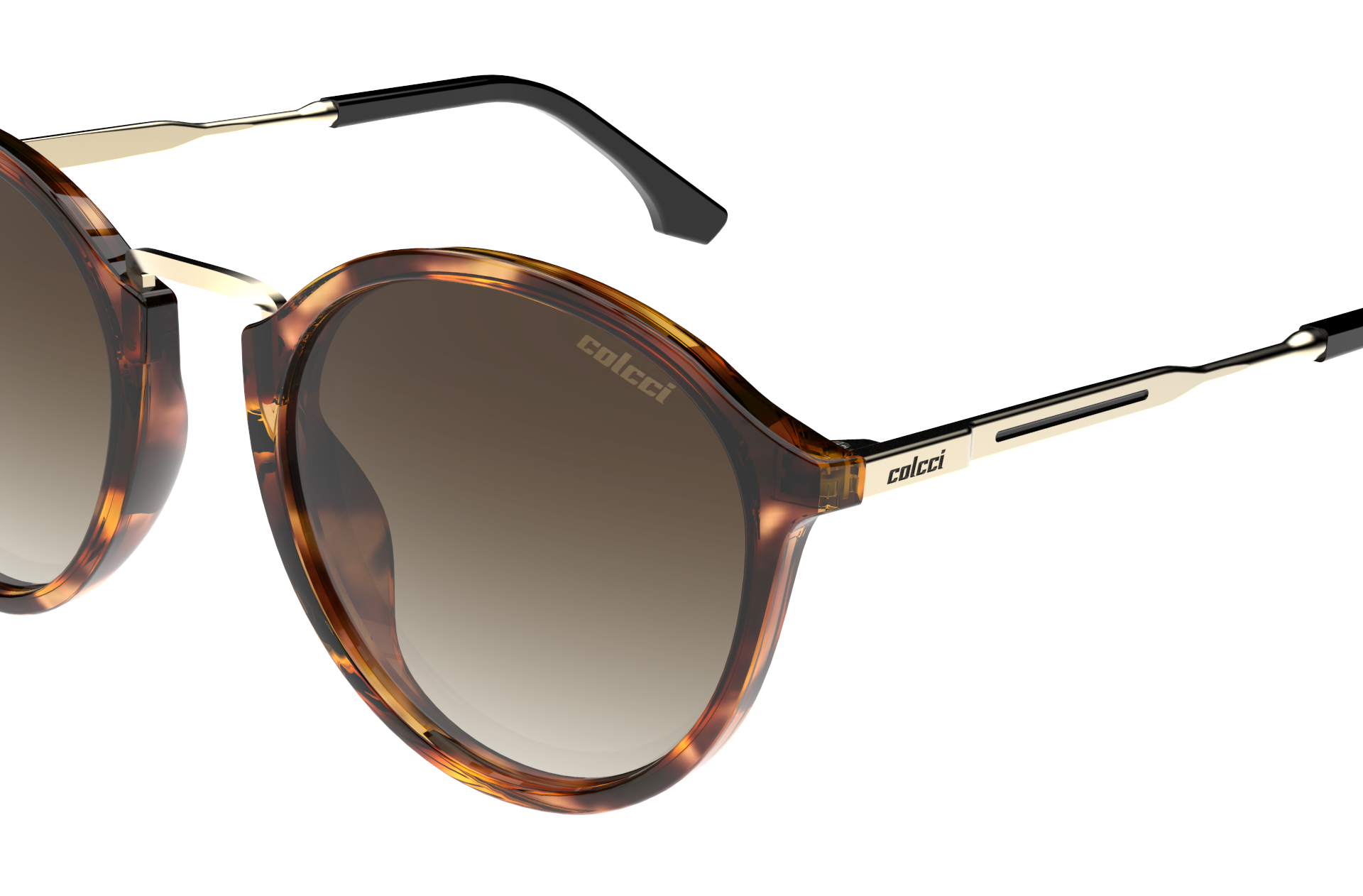 Oculos Solar Colcci Tanne C0242f4734 Marrom Brilho Demi Lente Marrom Degrade Marrom 3