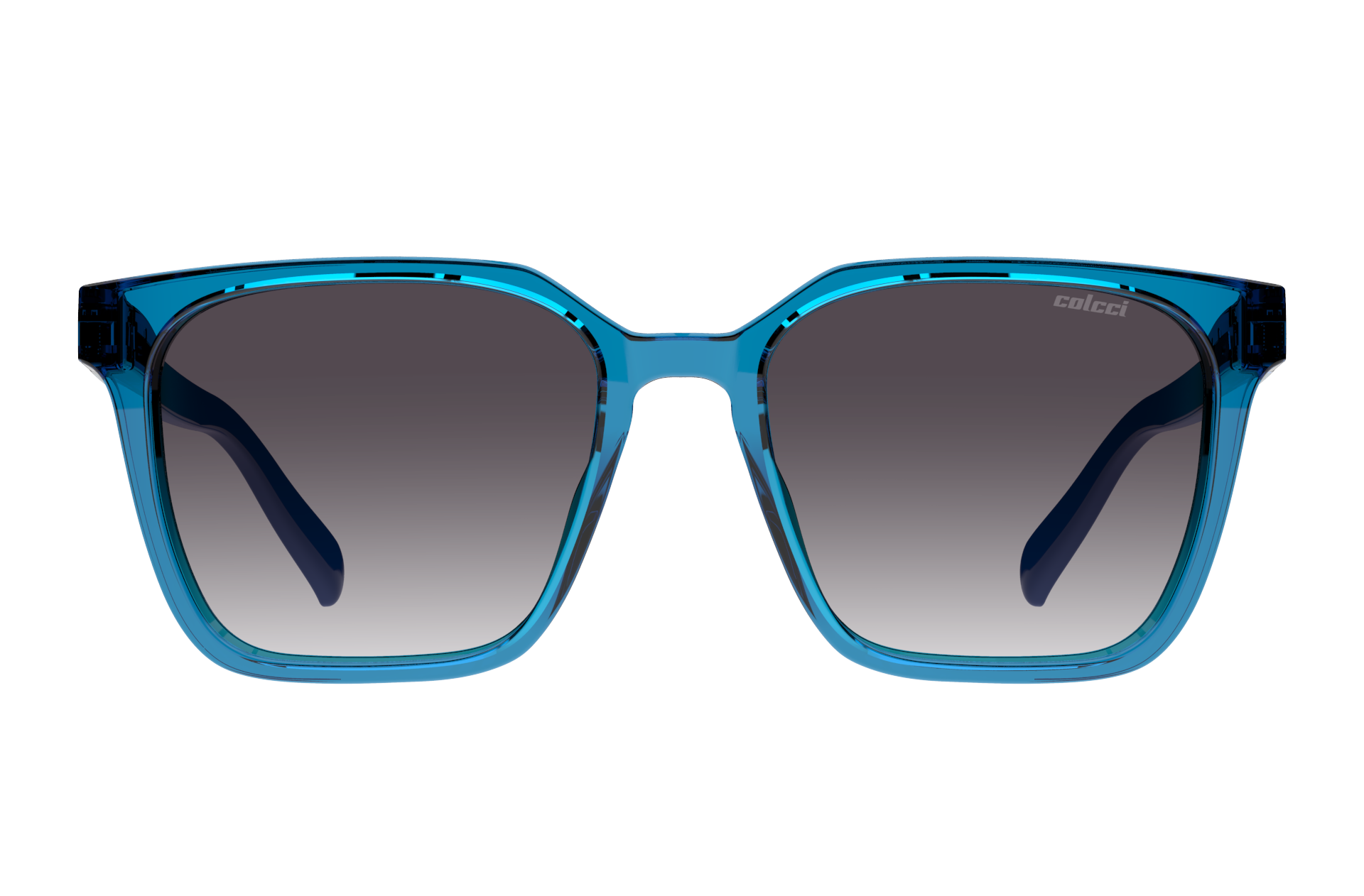 Oculos Solar Infantil Colcci Kai Fun C0244kf333 Azul Translucido Lente Cinza Degrade Azul 2