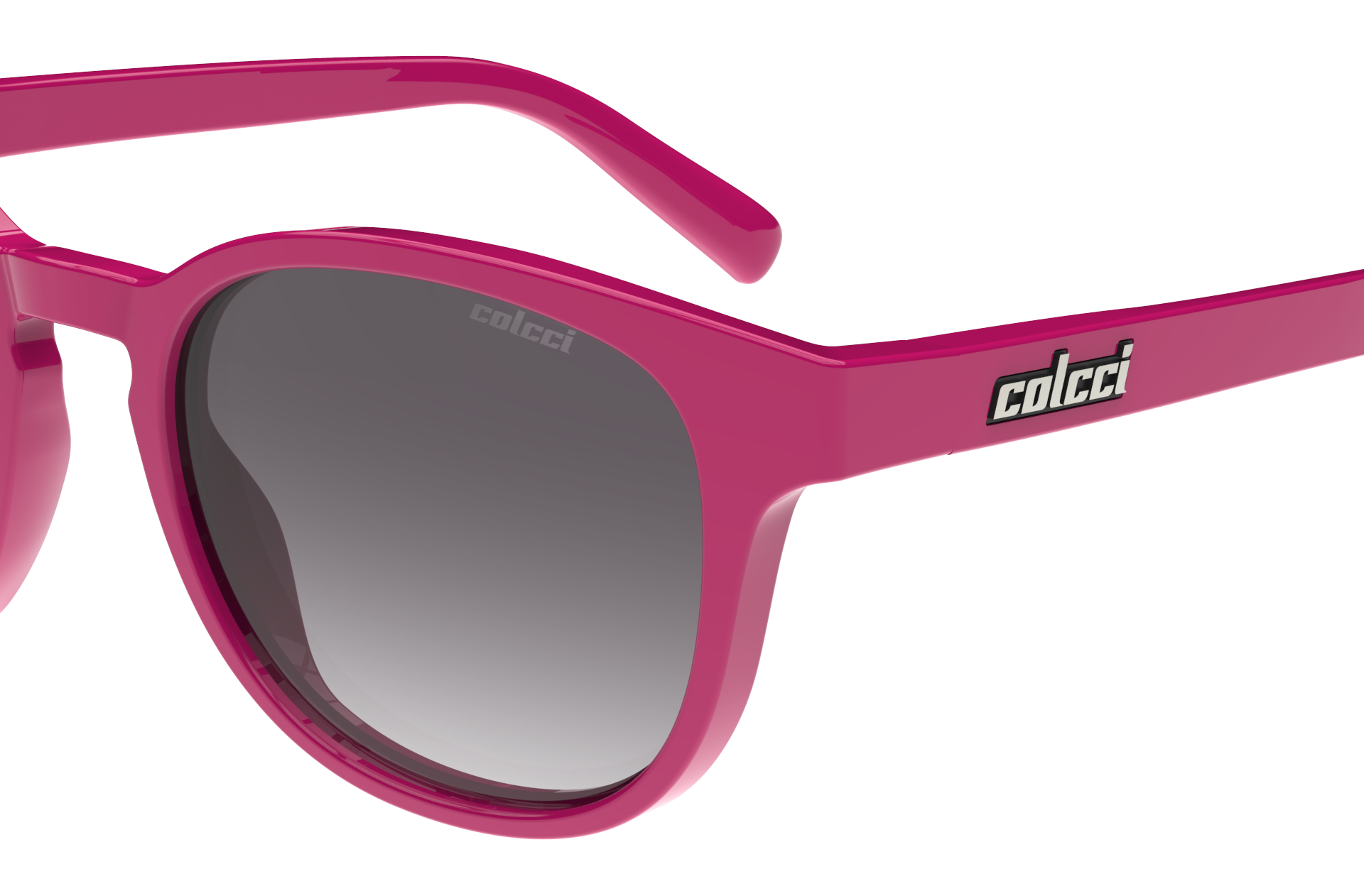 Oculos Solar Infantil Colcci Malu Fun C0245b9833 Rosa Brilho Lente Cinza Degrade Rosa 3