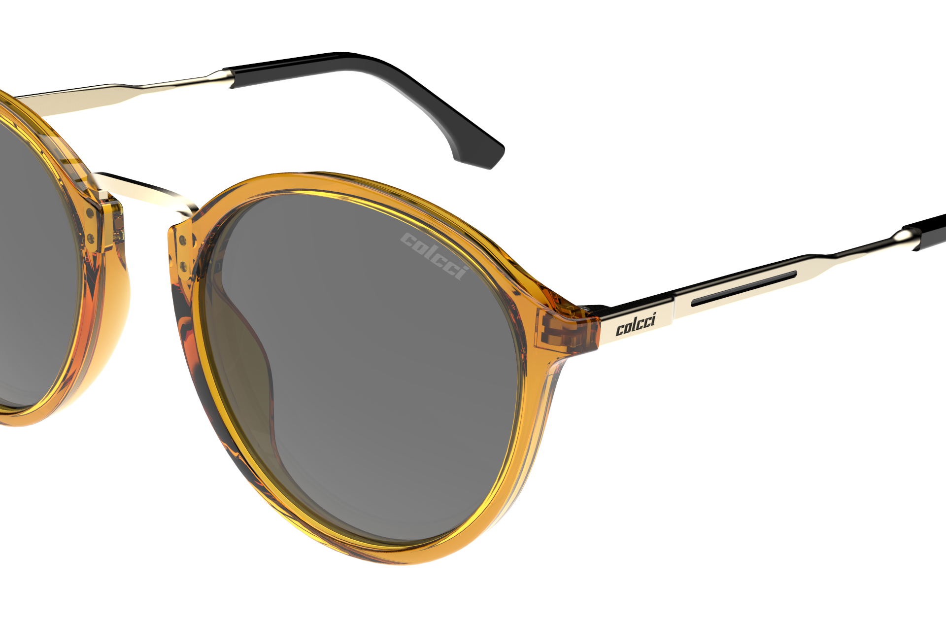 Oculos Solar Colcci Tanne C0242j8201 Laranja Translucido Lente Cinza Laranja 3