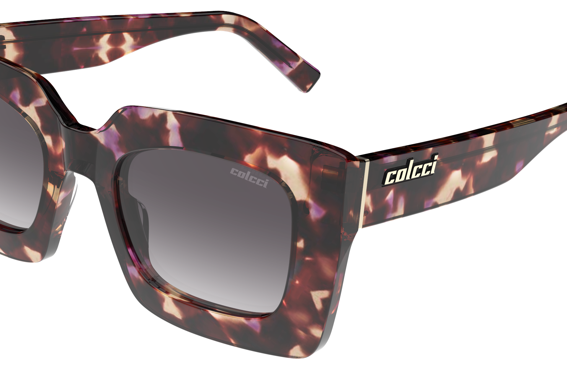 Oculos Solar Colcci Brenda C0236fc133 Roxo Brilho Demi Lente Cinza Degrade Roxo 3