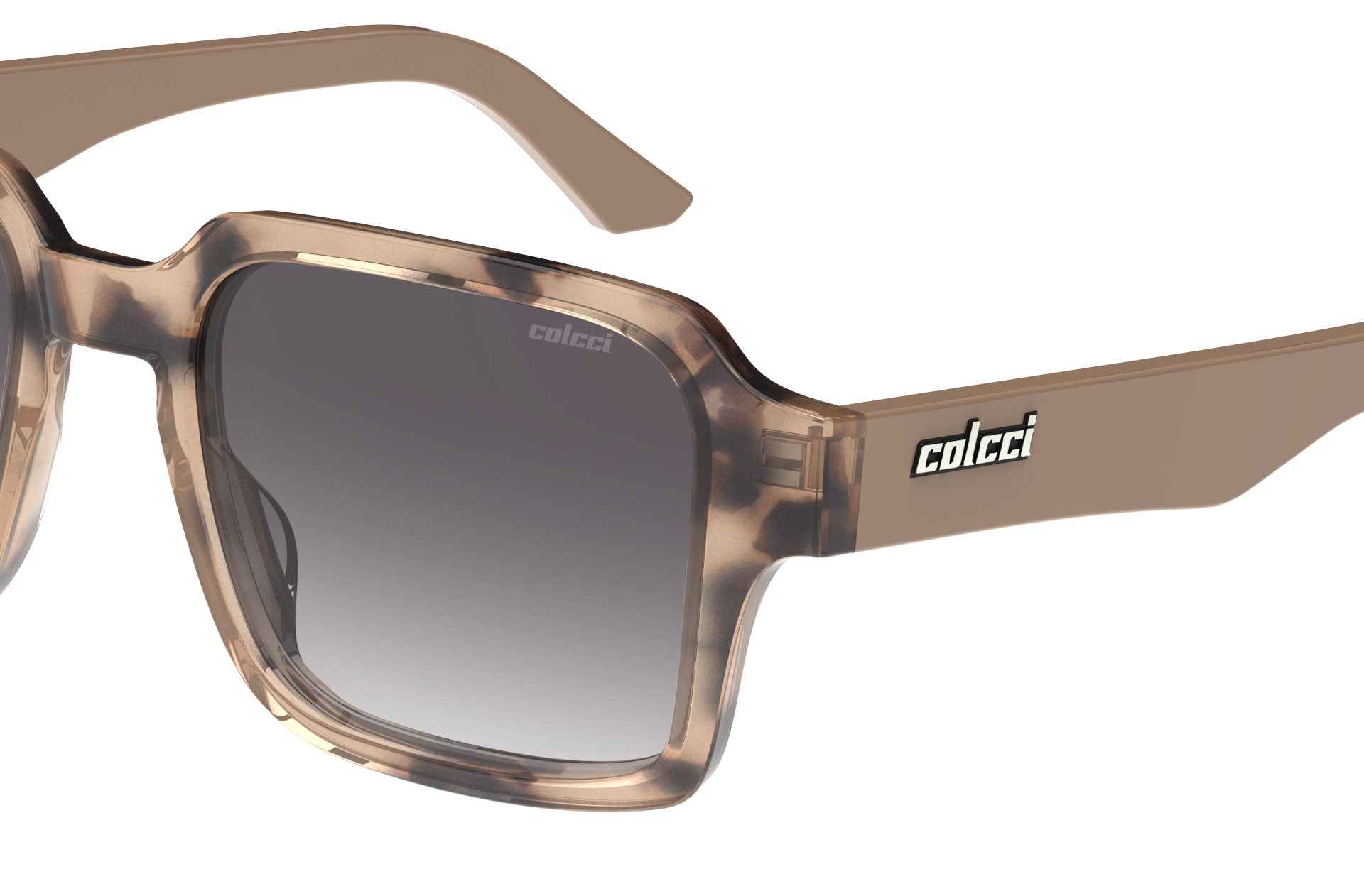 Oculos Solar Colcci Evie C0239fh833 Rosa Translucido Demi Lente Cinza Degrade Rosa 3