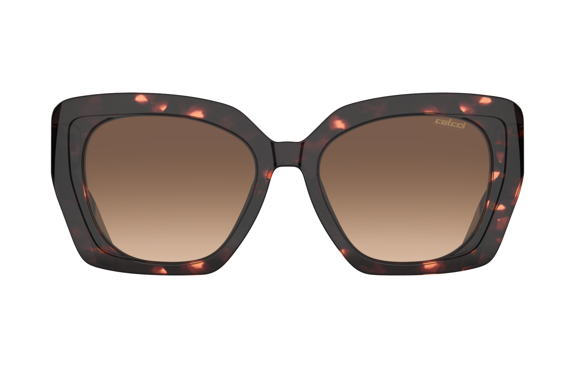 Oculos Solar Colcci Neli C0238f2134 Marrom Translucido Demi Lente Marrom Degrade Marrom 2