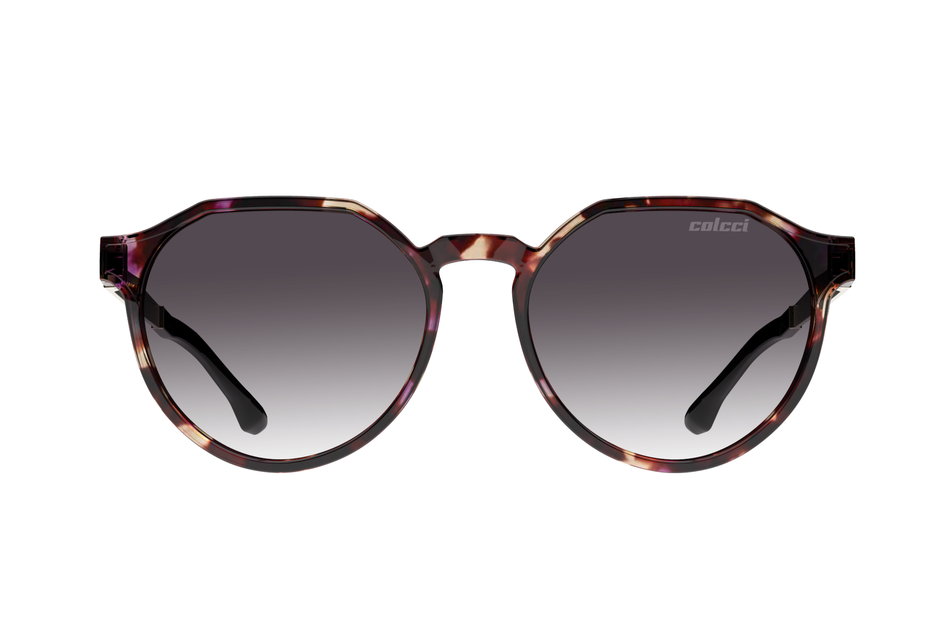 Oculos Solar Colcci Noa C0185fe333 Violeta Translucido Demi Lente Cinza Degrade Roxo 2