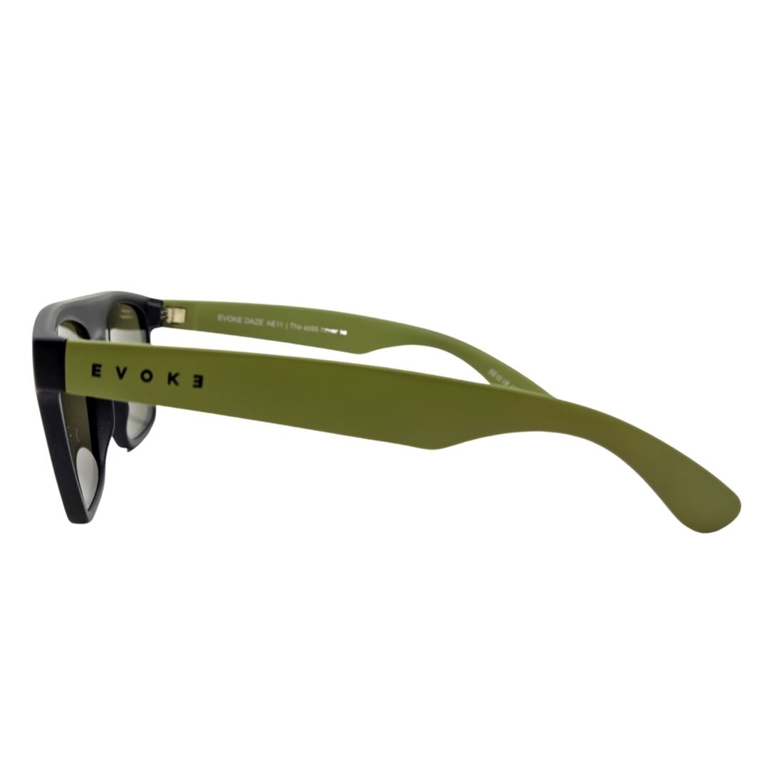 Oculos Solar Evoke Daze Ae11 Preto Fosco Lente Verde Preto 3