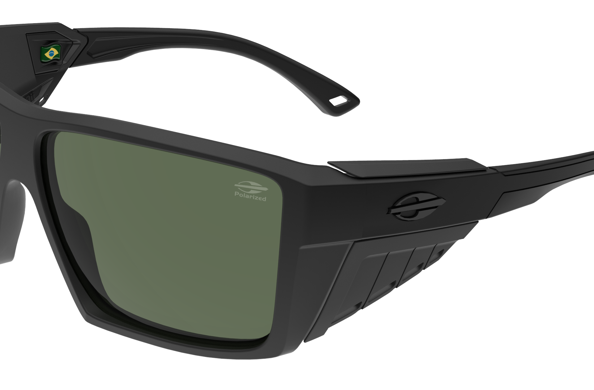Oculos Solar Mormaii Barcelos M0160ace89 Preto Fosco Lente Verde Polarizada Preto 3