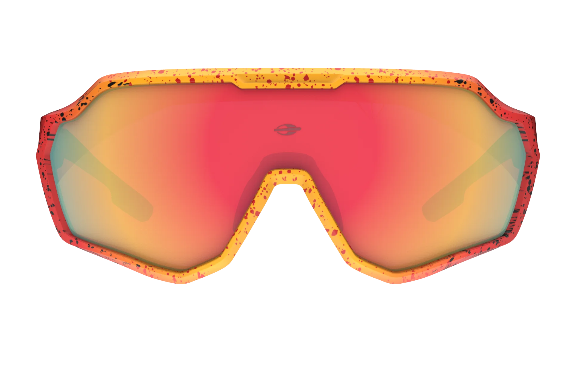 Oculos Solar Mormaii Bravus M0163bb611 Laranja Fosco Degrade Lente Vermelho Espelhada Laranja 2