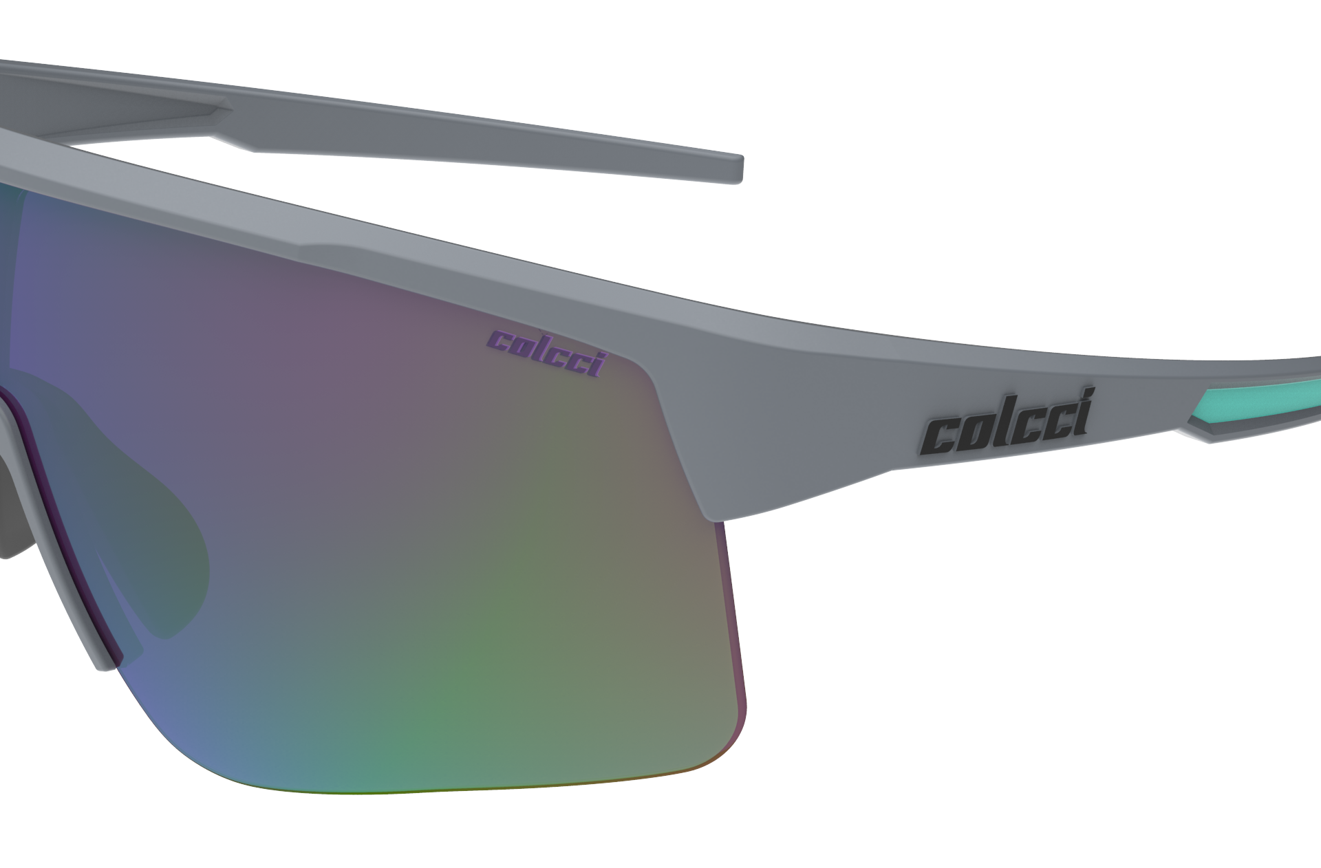 Oculos Solar Colcci Victory C0252d6892 Cinza Fosco Lente Violeta Espelhada Cinza 3