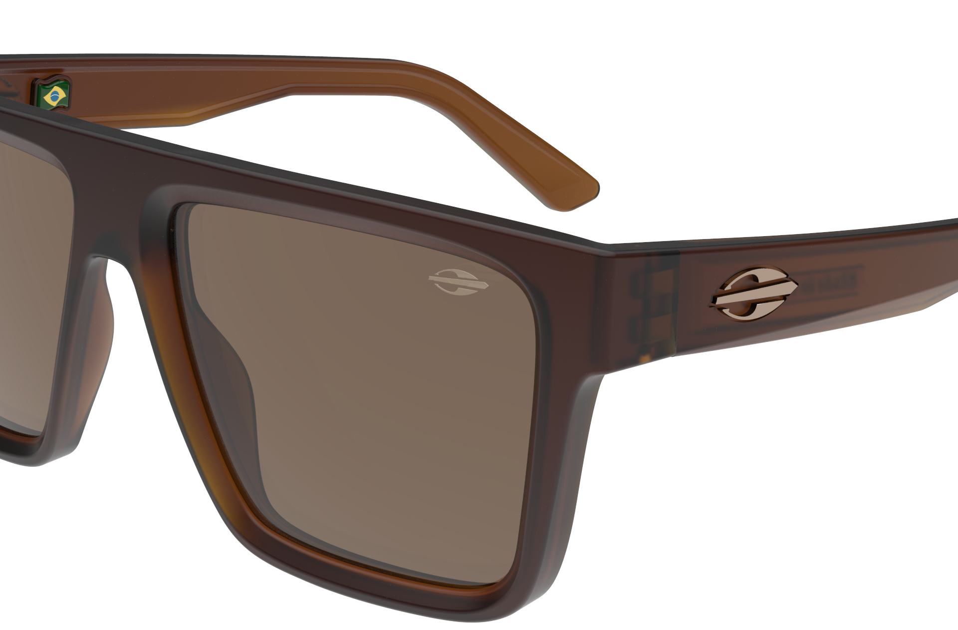 Oculos Solar Mormaii Doha M0161j2002 Marrom Translucido Lente Marrom Marrom 3