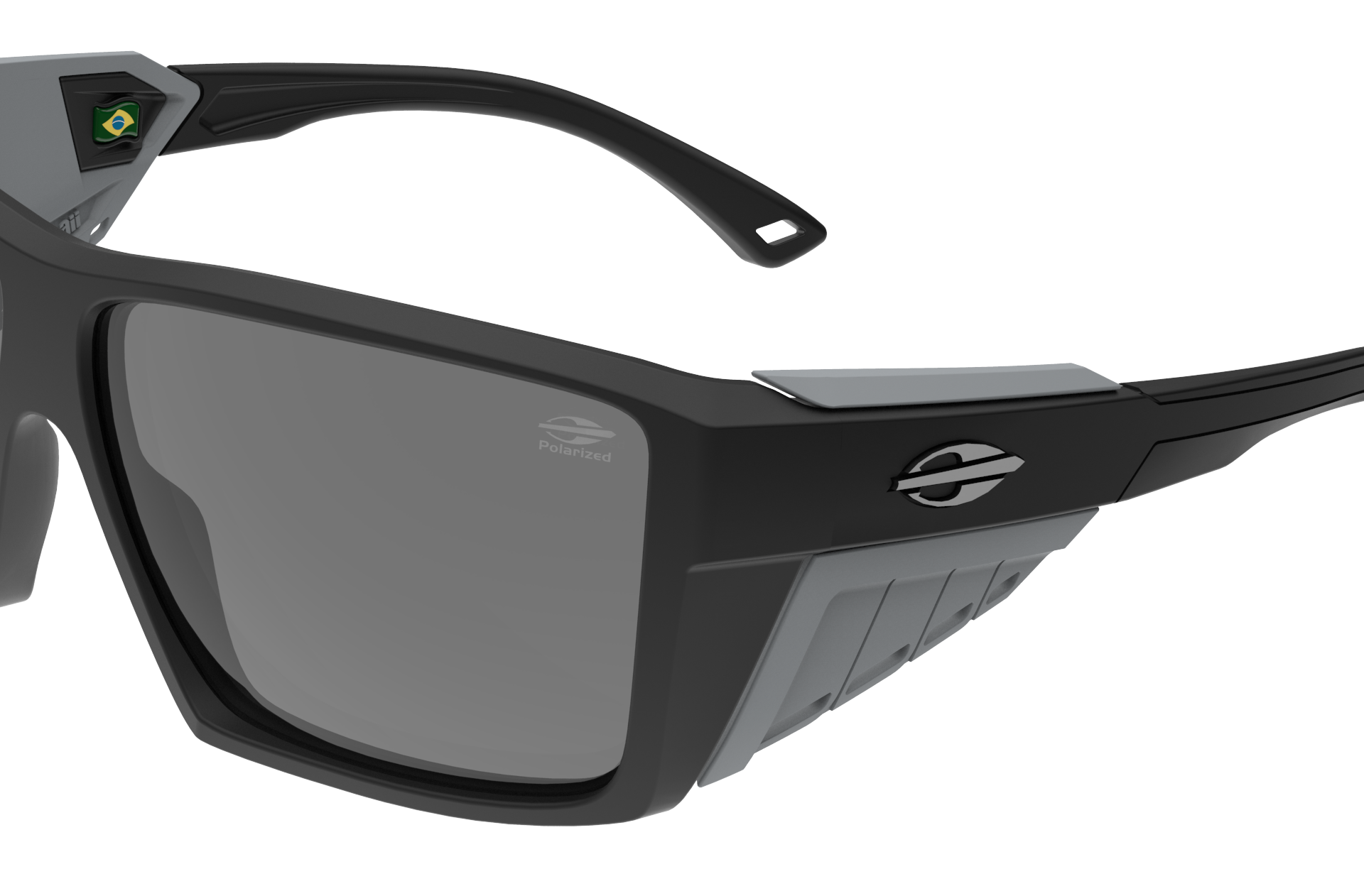 Oculos Solar Mormaii Barcelos M0160afe03 Preto Fosco Lente Cinza Polarizada Preto 3