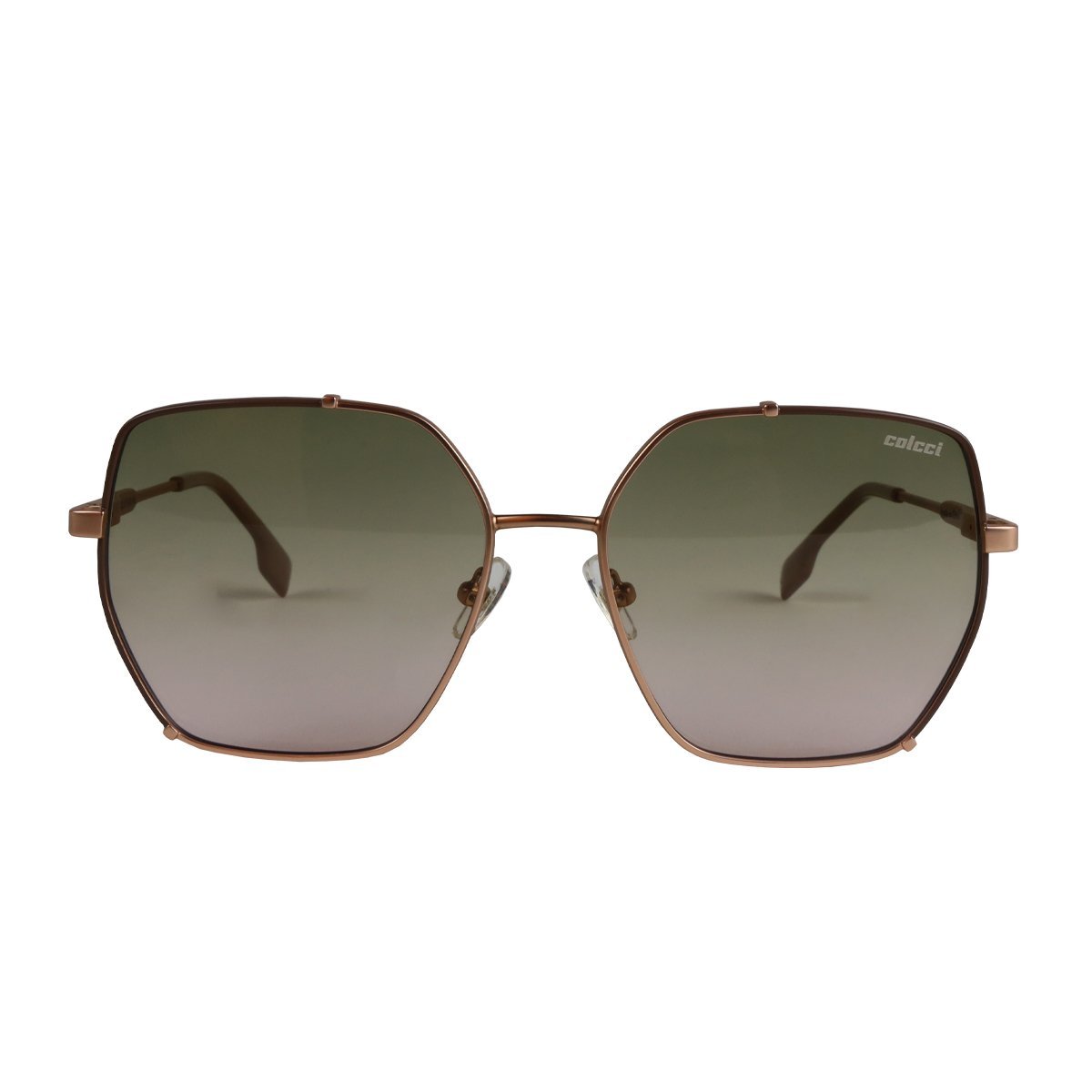 Oculos Solar Colcci C0229e48a8 Rose Fosco Lente Verde Degrade Rosa 2
