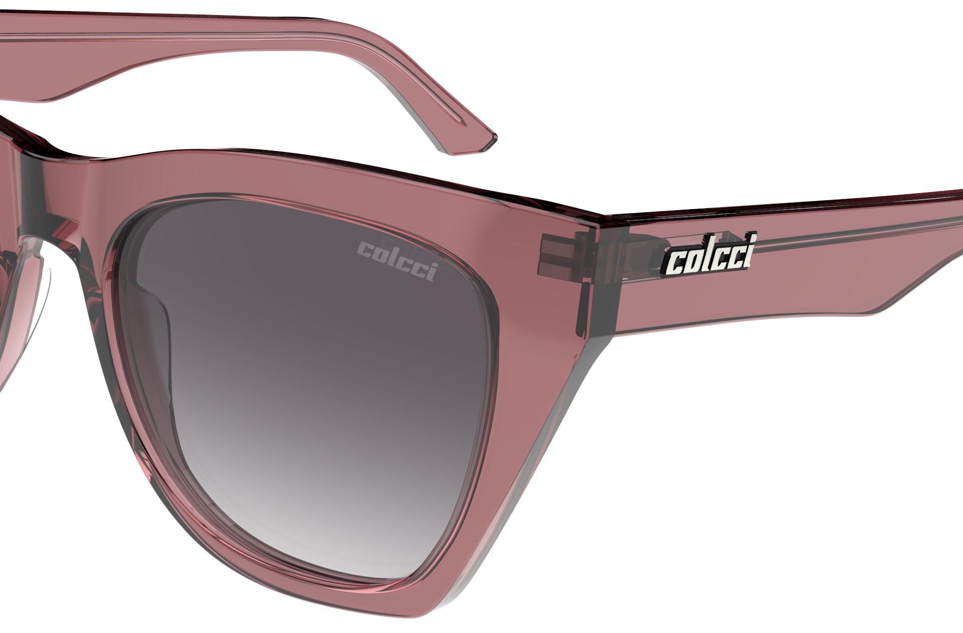 Oculos Solar Colcci Cassia C0246b9133 Rosa Translucido Lente Cinza Degrade Rosa 3