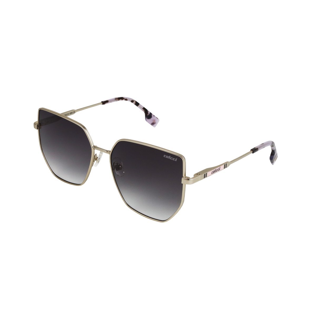 Oculos Solar Colcci C0233e0833 Dourado Fosco Lente Cinza Degrade Dourado 1