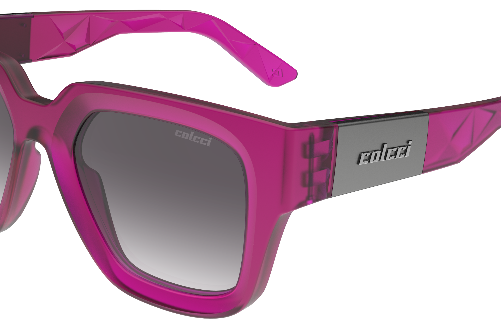 Oculos Solar Colcci Astrid C0251bd233 Rosa Fosco Lente Cinza Degrade Rosa 3