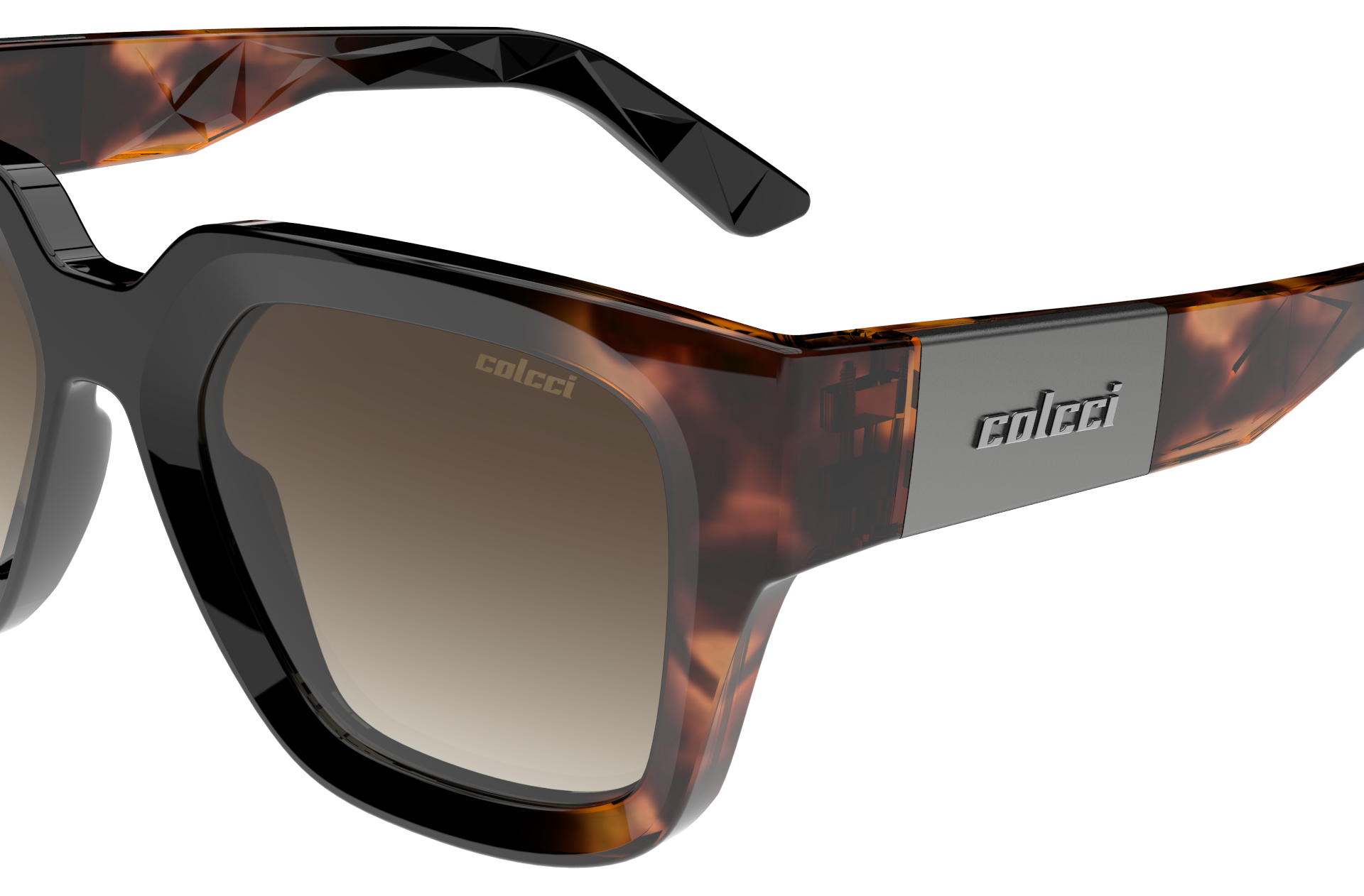 Oculos Solar Colcci Astrid C0251agw34 Marrom Translucido Demi Lente Marrom Degrade Marrom 3