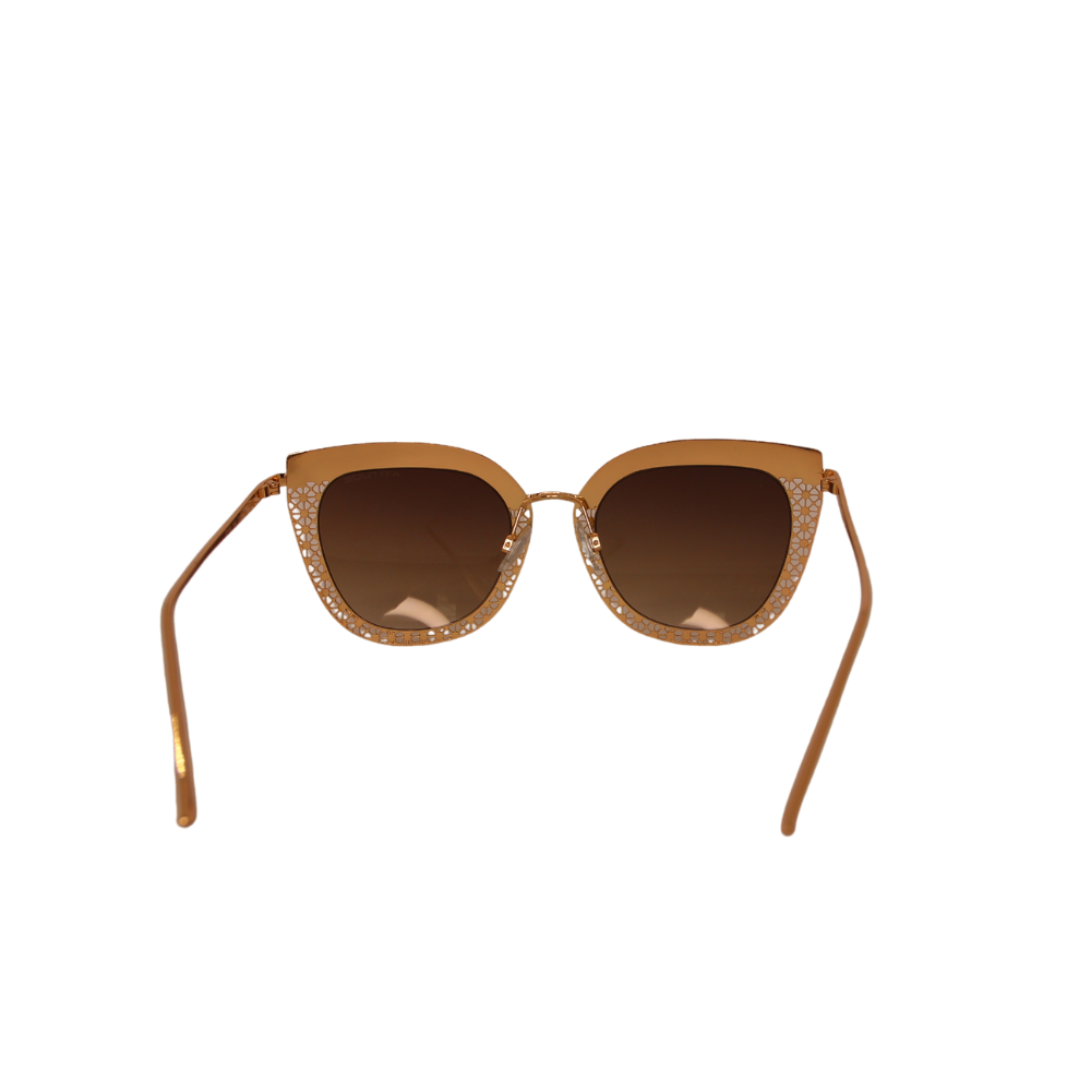 Oculos Solar Atitude At3188 04b Dourado Brilho Lente Marrom Degrade Dourado 3