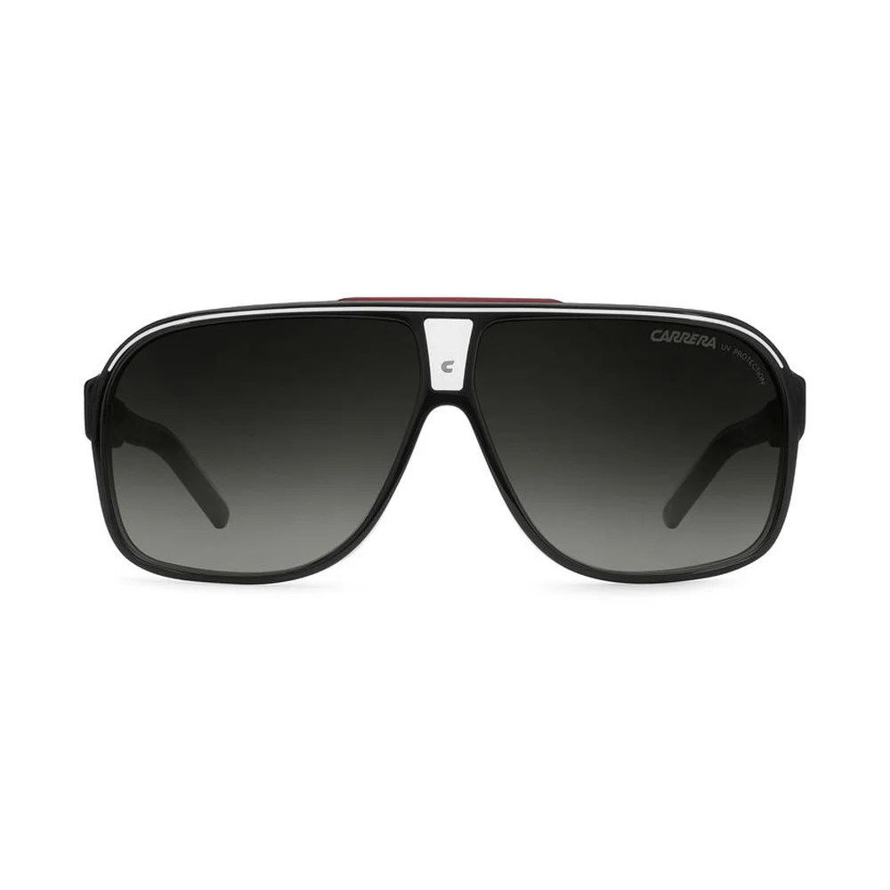 Oculos Solar Carrera Grand Prix 2 T4o9o 64 Preto Brilho Lente Cinza Degrade Preto 2