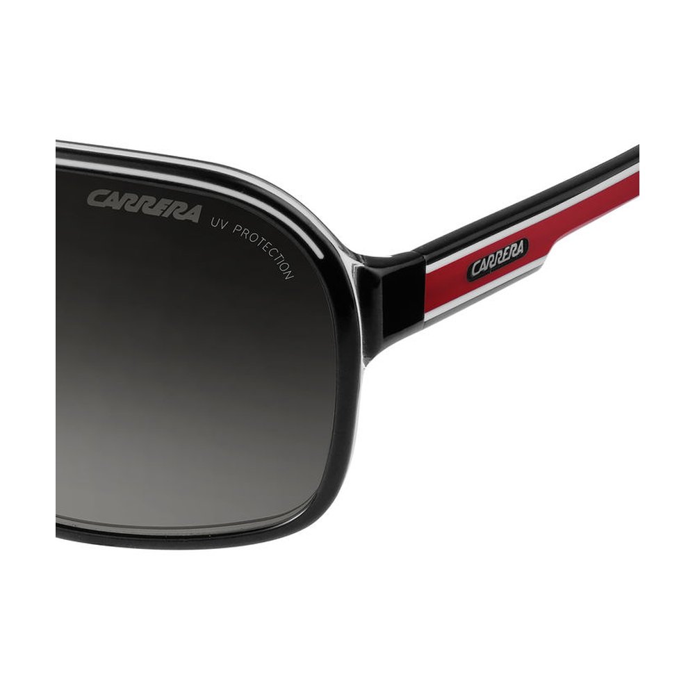 Oculos Solar Carrera Grand Prix 2 T4o9o 64 Preto Brilho Lente Cinza Degrade Preto 3