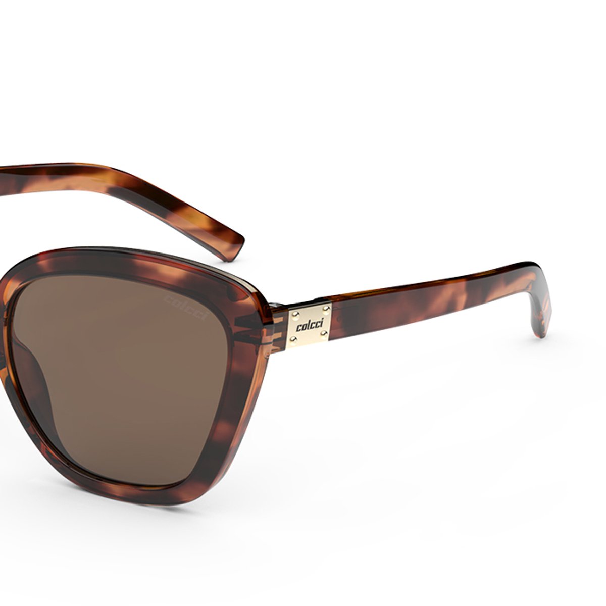 Oculos Solar Colcci Ceu C0186f2102 Demi Marrom Brilho Lente Marrom Marrom 3