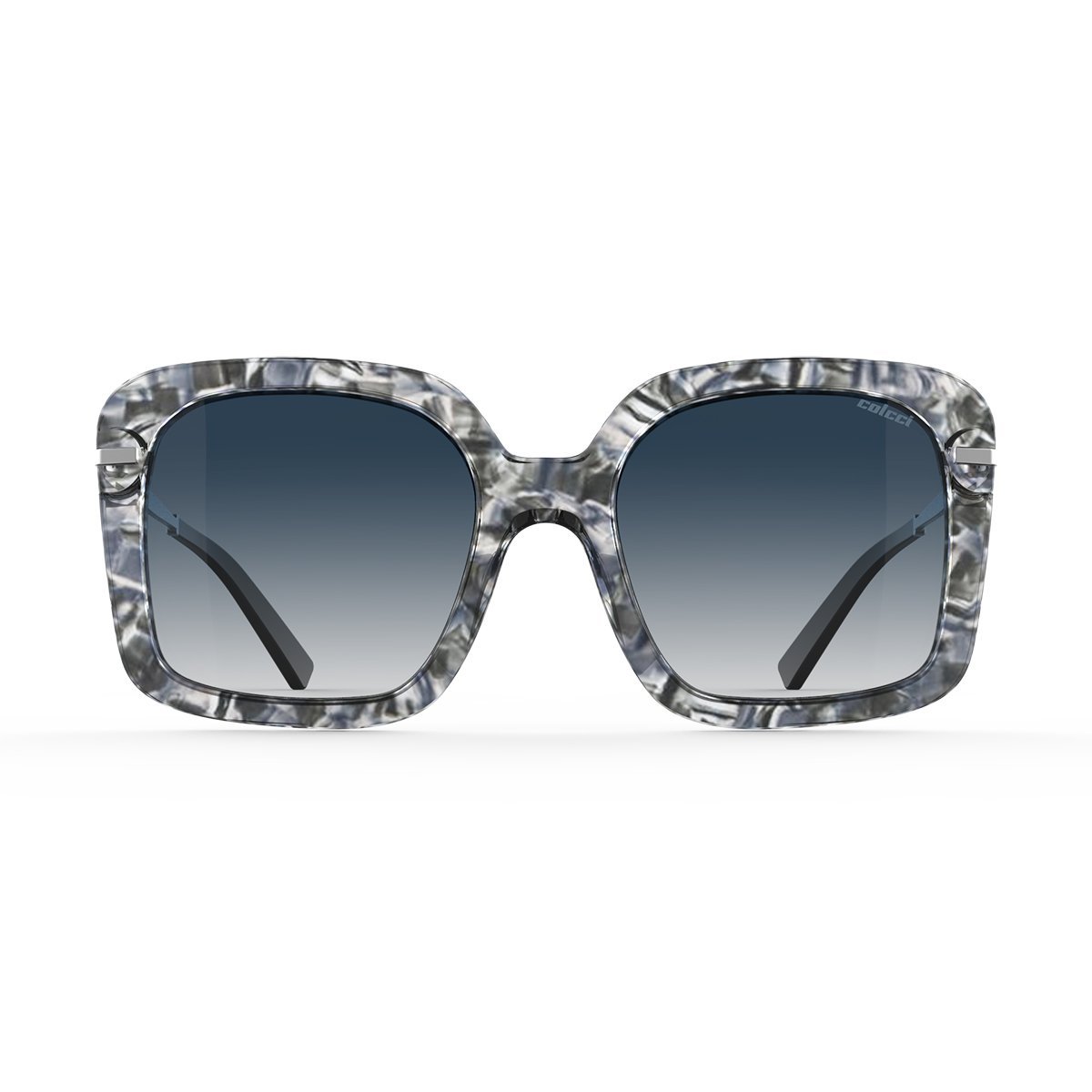 Oculos Solar Colcci Chelsea C0199kcj86 Azul Translucido Marmorizado Lente Degrade Azul Azul 2