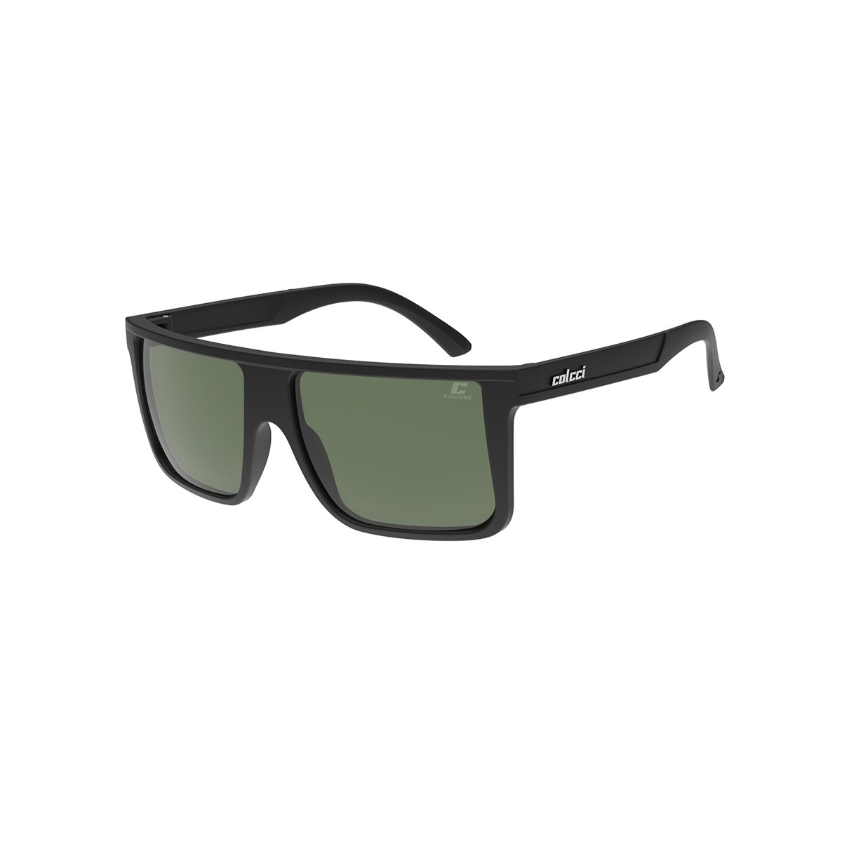 Oculos Solar Colcci Garnet 2 C0220a1489 Preto Fosco Lente Verde Polarizada Preto 1