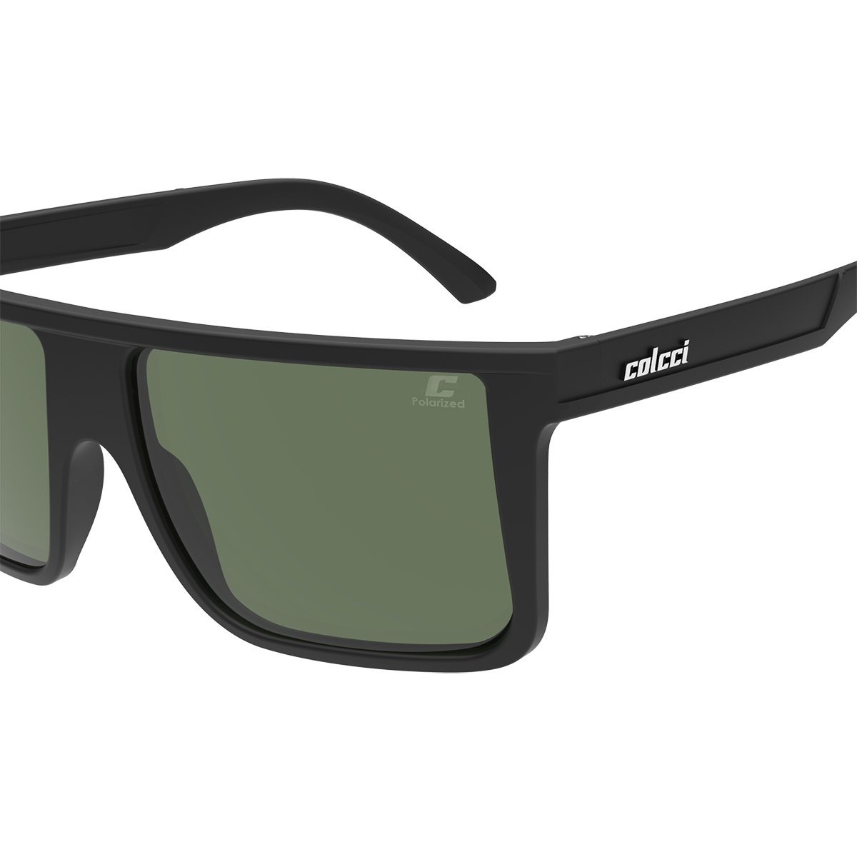 Oculos Solar Colcci Garnet 2 C0220a1489 Preto Fosco Lente Verde Polarizada Preto 3