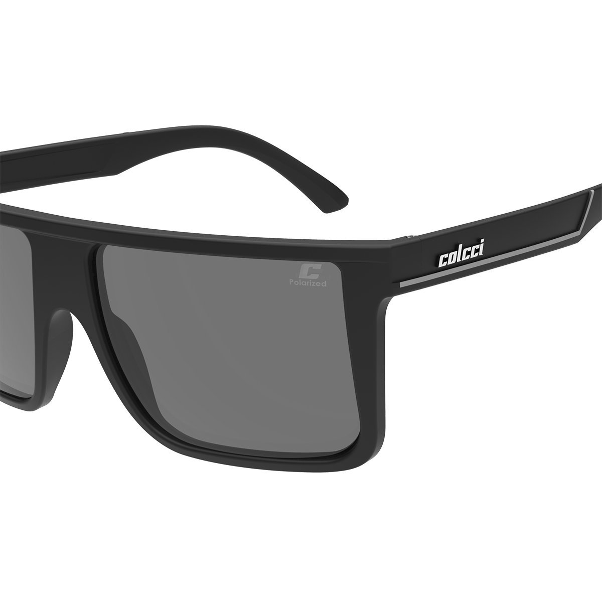 Oculos Solar Colcci Garnet 2 C0220afe03 Preto Fosco Lente Cinza Polarizada Preto 3