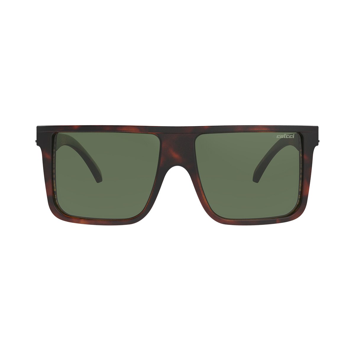 Oculos Solar Colcci Garnet 2 C0220f3971 Marrom Fosco Demi Lente Verde Marrom 2