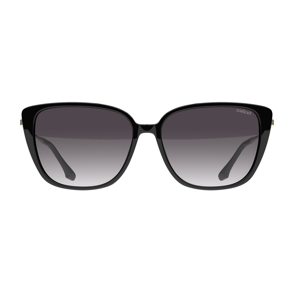 Oculos Solar Colcci Judy Sun C0223a3433 Preto Brilho Lente Cinza Degrade Preto 2