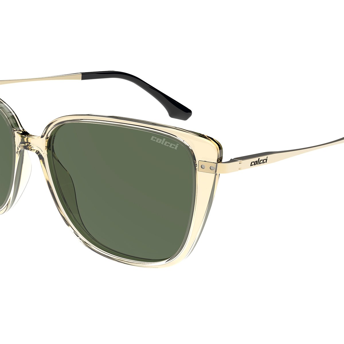 Oculos Solar Colcci Judy Sun C0223b4671 Bege Translucido Lente Verde Bege 3