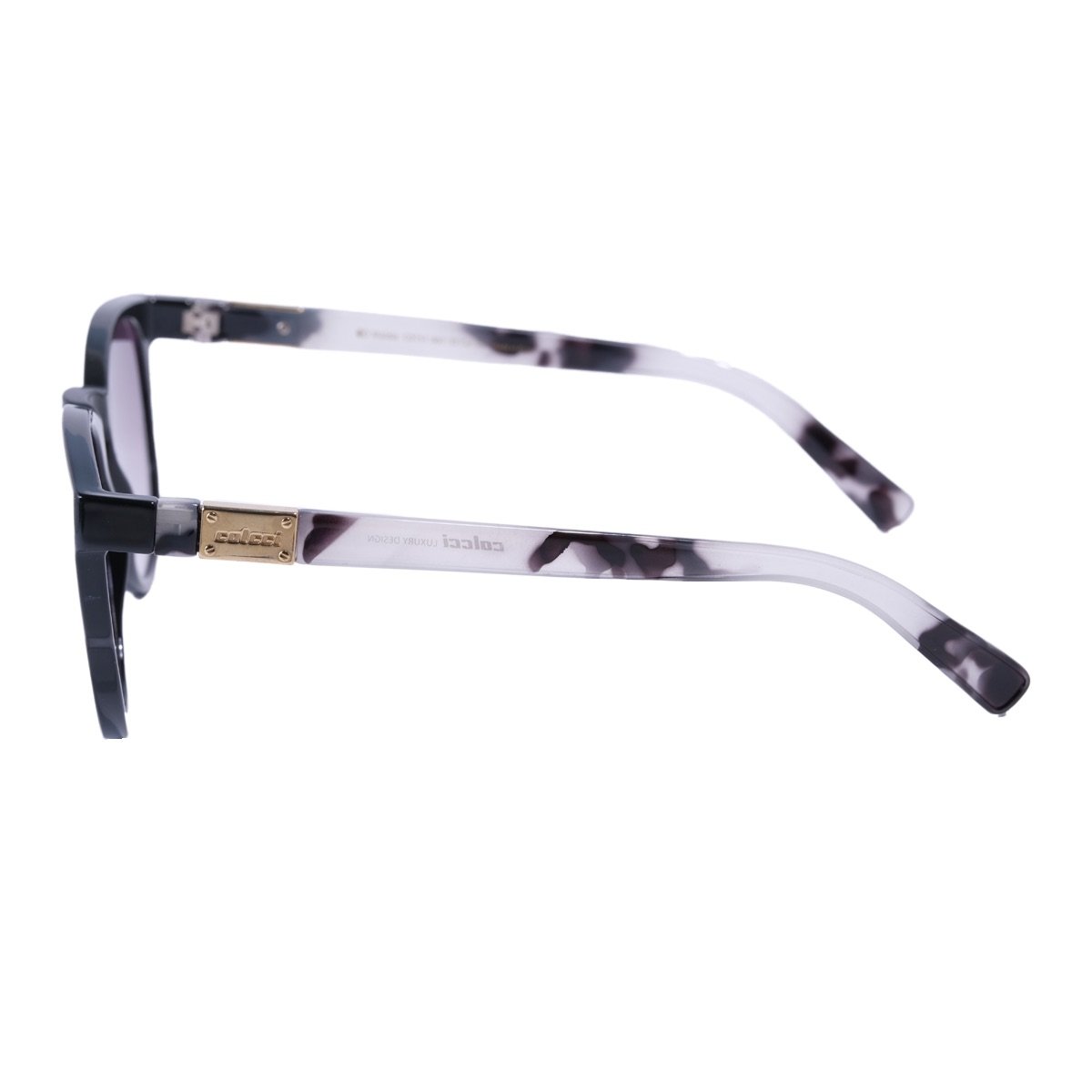 Oculos Solar Colcci Malala C0151a6133 Preto Brilho Lente Degrade Cinza Preto 3