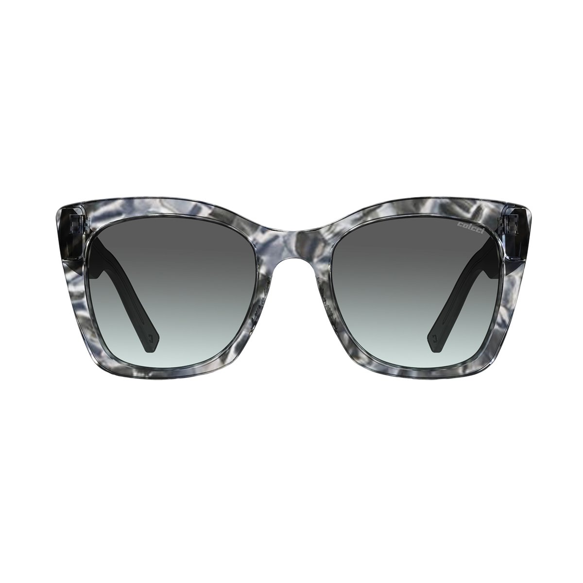 Oculos Solar Colcci May C0218kcja9 Azul Translucido Marmorizado Lente Cinza Degrade Azul 2