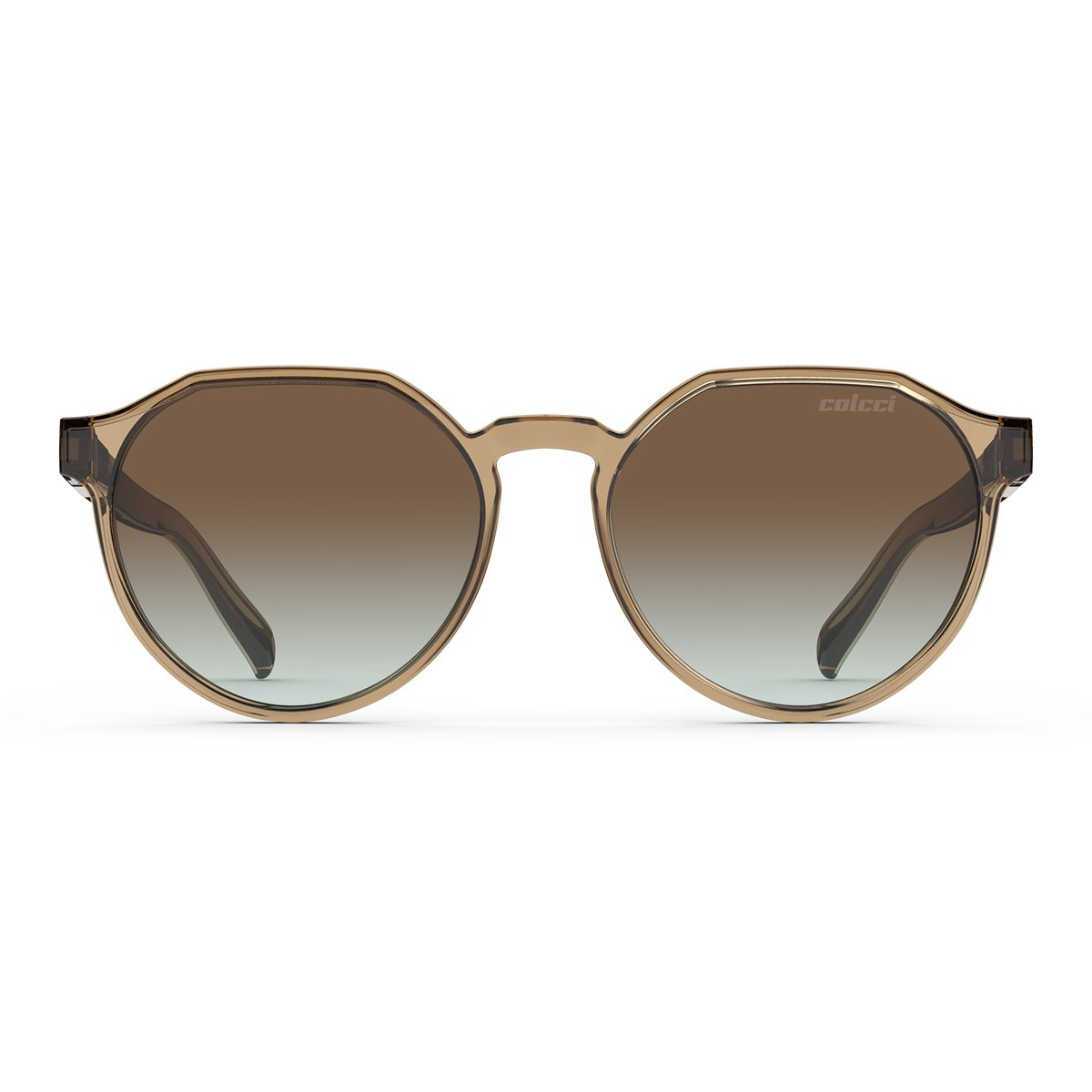 Oculos Solar Colcci Noa 2 C0198fg344 Marrom Translucido  Lente Degrade Marrom Marrom 2