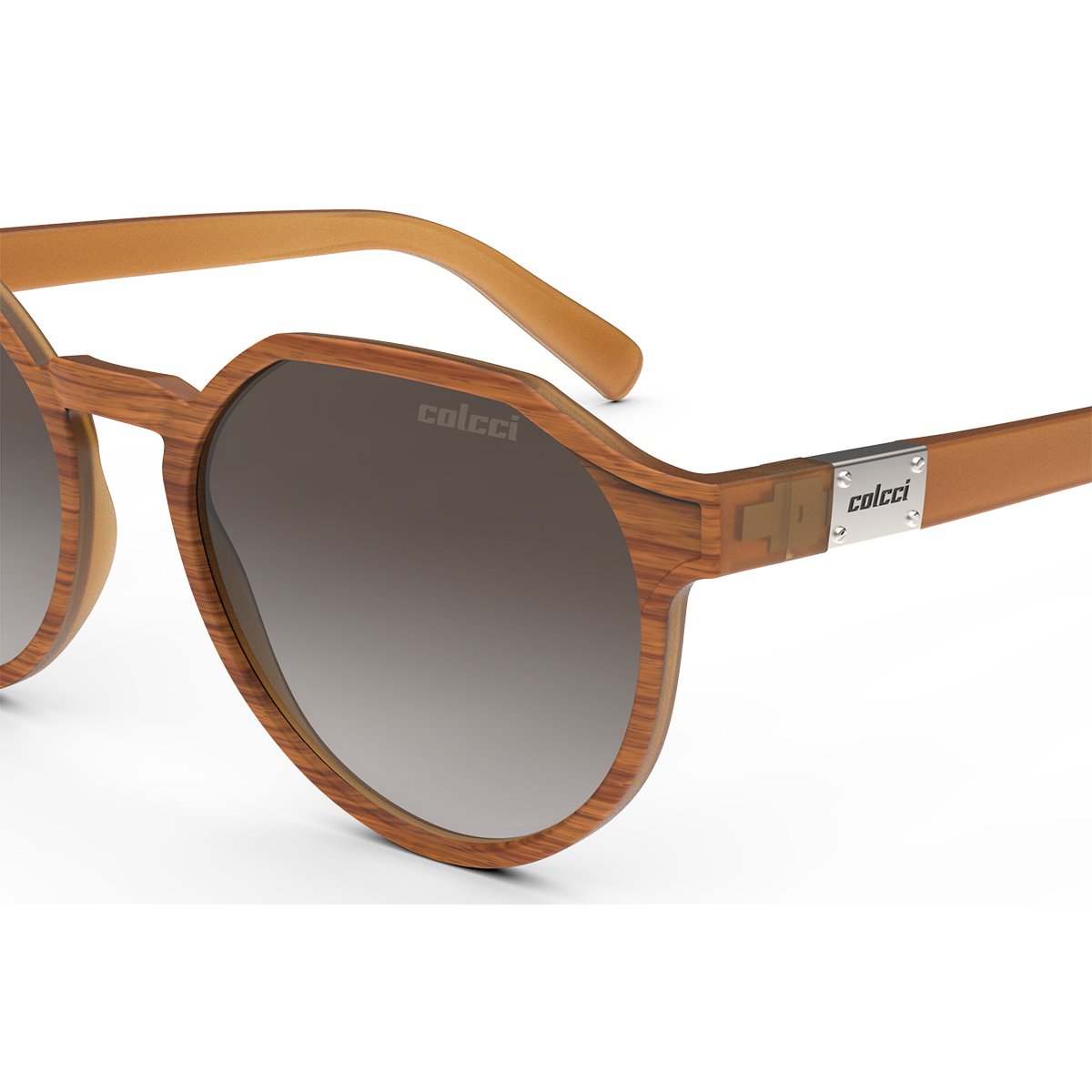 Oculos Solar Colcci Noa 2 C0198j8134 Marrom Fosco  Lente Degrade Marrom Marrom 3