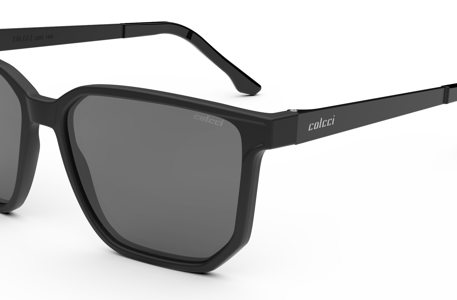 Oculos Solar Colcci Ross C0204a1401 Preto Fosco Lente Cinza Preto 3