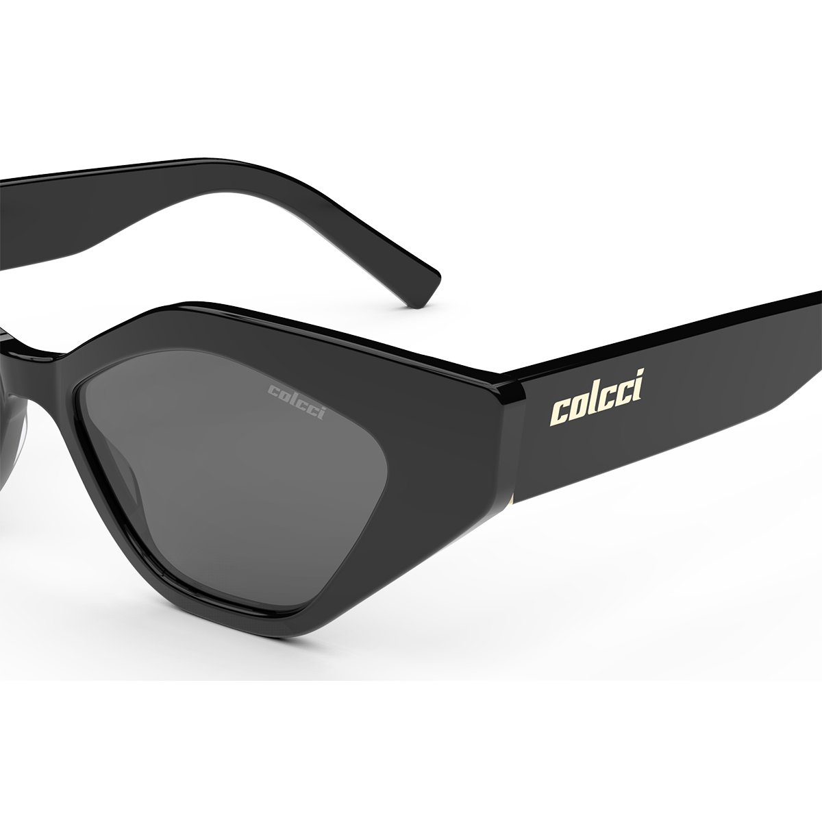 Oculos Solar Colcci Soho C0201a0201 Preto Brilho Lente Cinza Preto 3