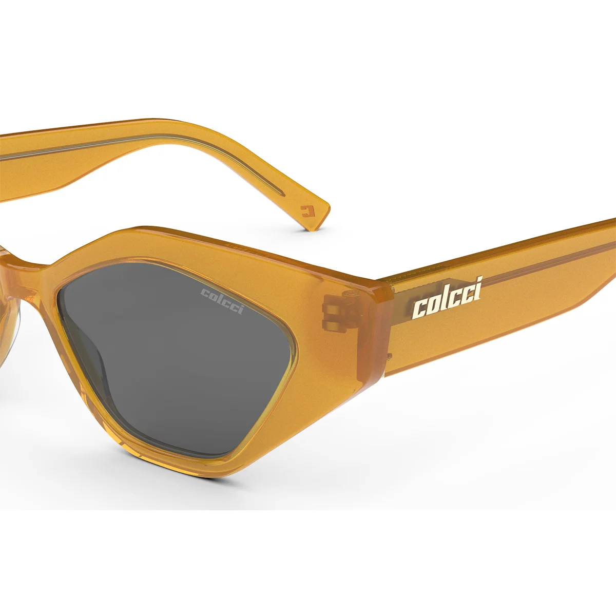Oculos Solar Colcci Soho C0201j8201 Laranja Translucido Lente Cinza Laranja 3