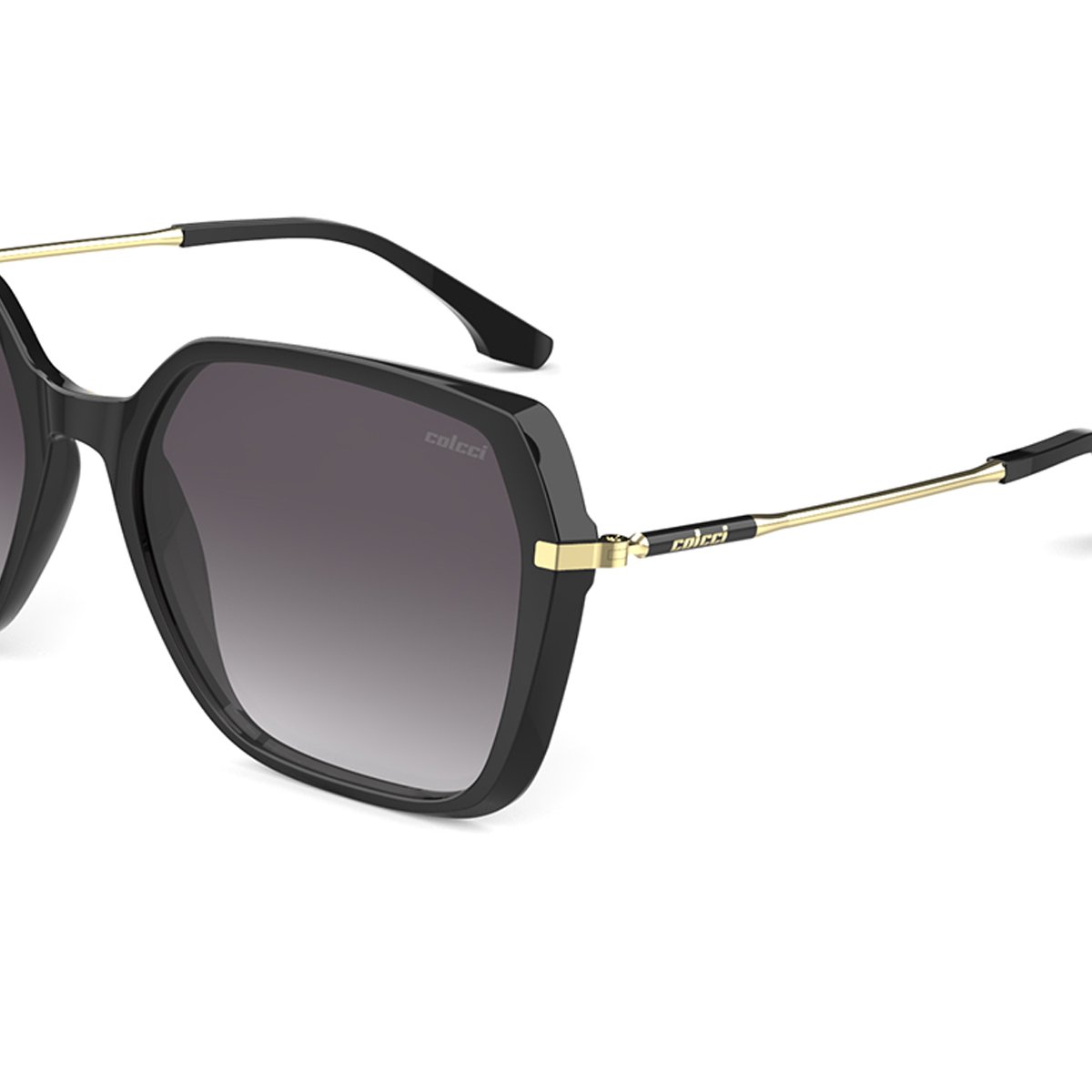 Oculos Solar Colcci Stela C0167a0233 Preto Brilho Lente Cinza Degrade Preto 3