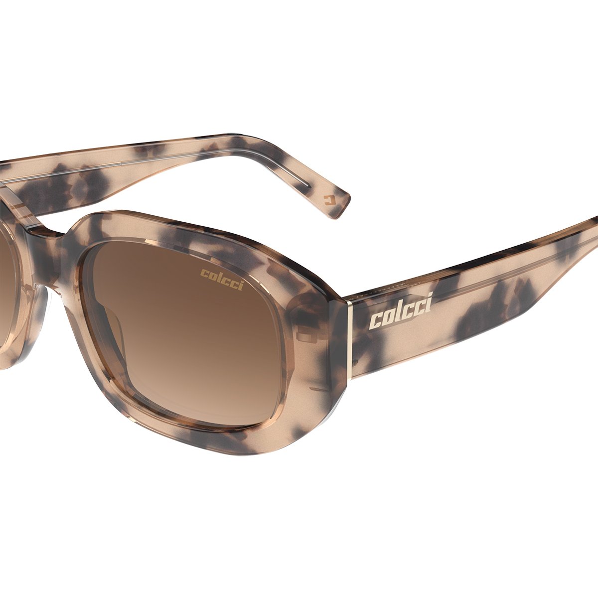 Oculos Solar Colcci Suri C0234fh434 Rosa Brilho Demi Lente Marrom Degrade Rosa 3