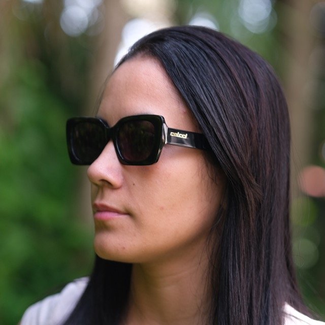 Oculos Solar Colcci Tribeca C0202a0201 Preto Brilho Lente Cinza Preto 4