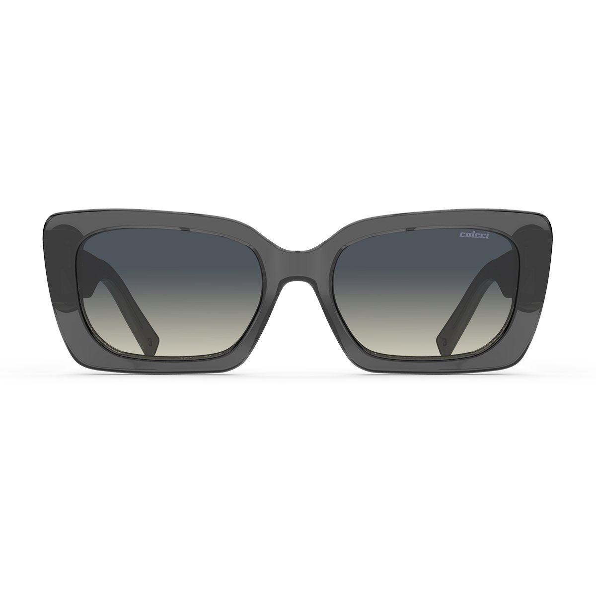 Oculos Solar Colcci Tribeca C0202d4918 Fume Translucido Lente Degrade Azul Preto 2