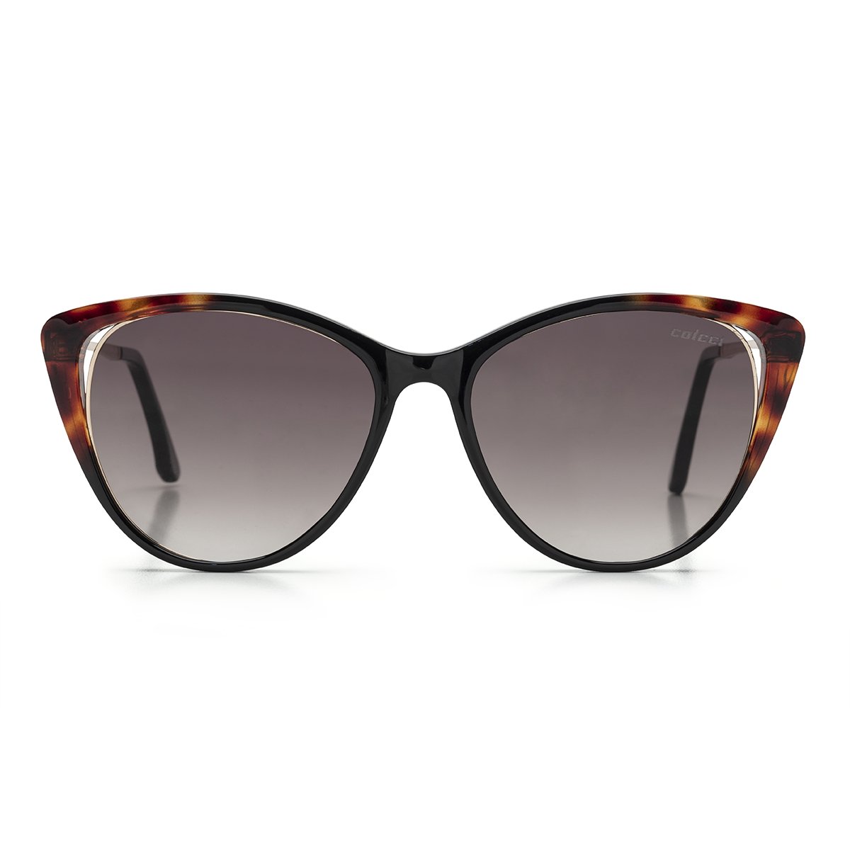 Oculos Solar Colcci Valentina C0123afr34 Marrom Brilho Demi Lente Marrom Degrade Marrom 2