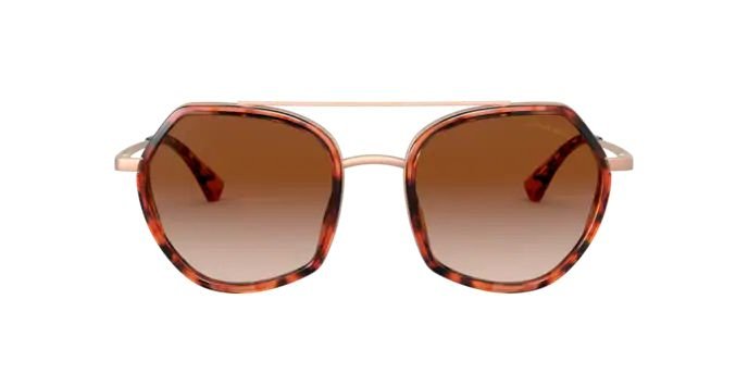 Oculos Solar Emporio Armani Ea2098 300413 53 Vermelho Havana Lente Marrom Degrade Vermelho 2