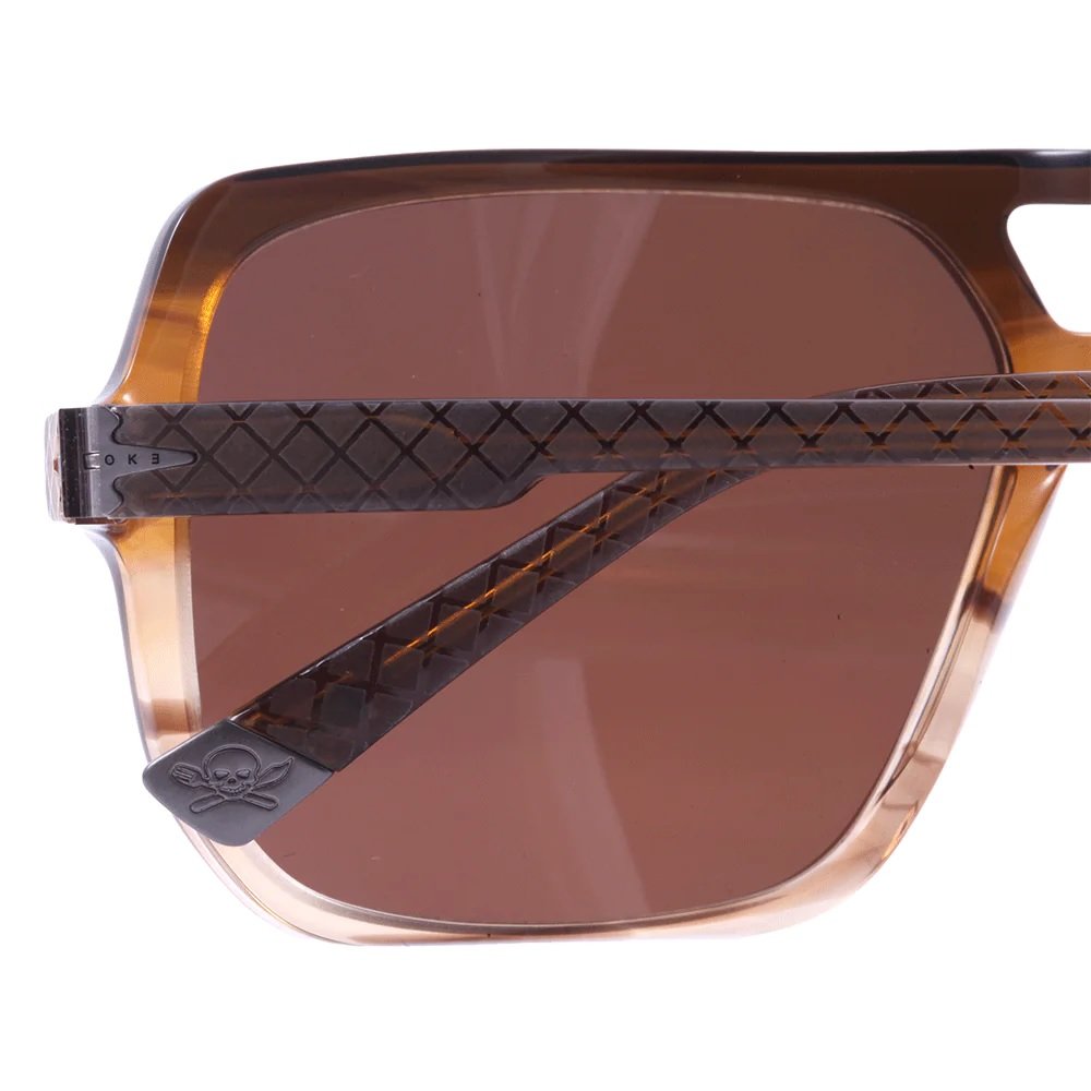 Oculos Solar Evoke Capo X Hfg24s Marrom Translucido Degrade Lente Marrom Marrom 4