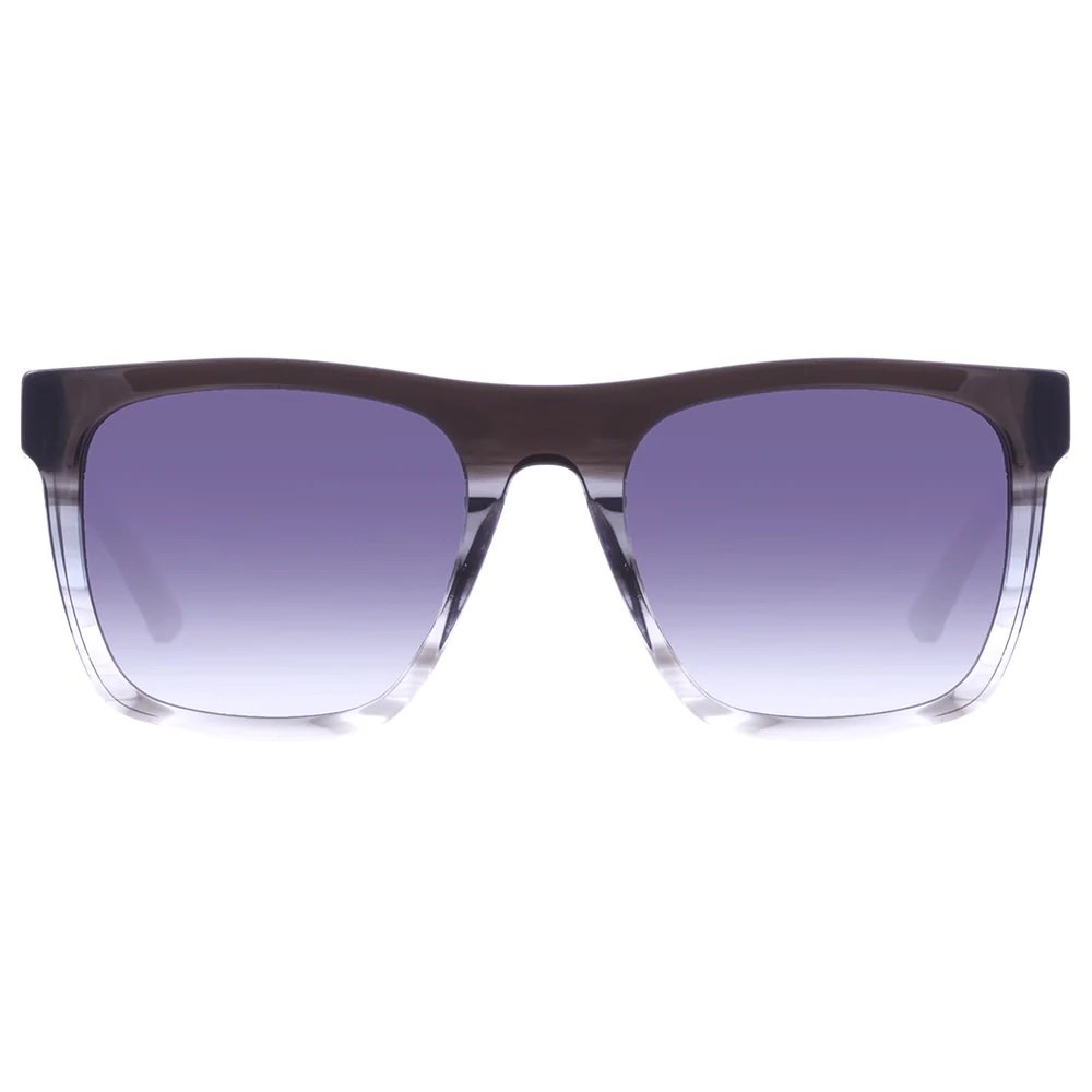 Oculos Solar Evoke Capo Xii Hfg22s Preto Translucido Degrade Lente Cinza Preto/Azul 2