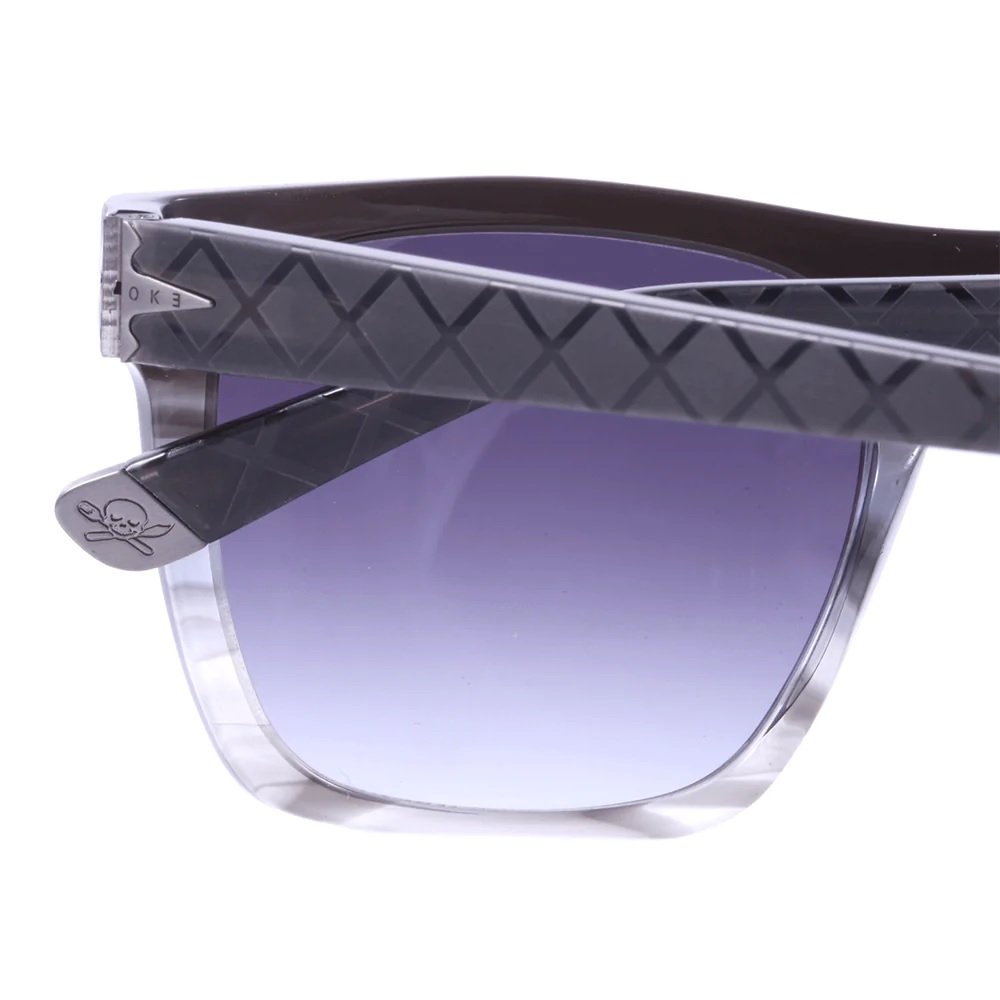 Oculos Solar Evoke Capo Xii Hfg22s Preto Translucido Degrade Lente Cinza Preto/Azul 4